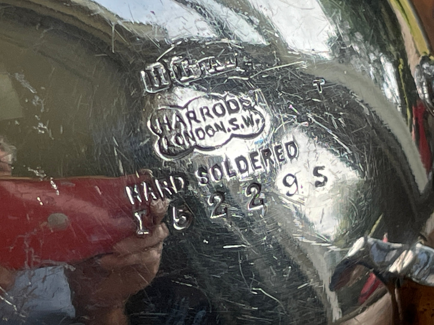 Vintage Harrods London Silver Plated Sauce Boat, Footed Gravy Boat with Lion Paw Feet, Hard Soldered Silverplate