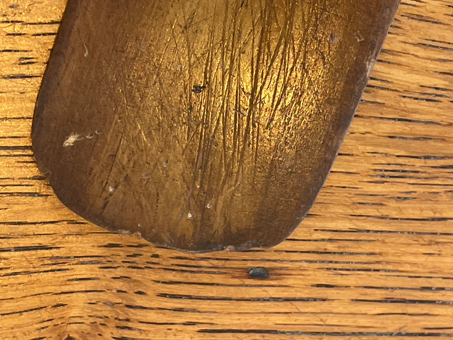Antique Wooden Page Turner – 42cm Hand-Carved Reading Tool – Vintage Desk Accessory / Library Collectible
