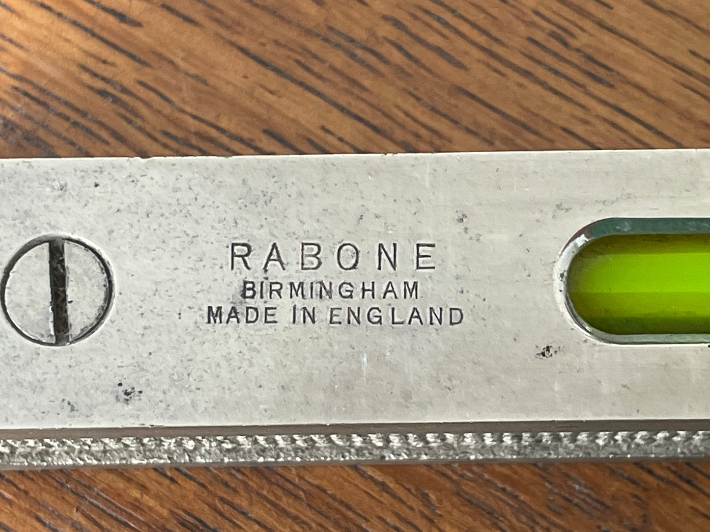 Vintage Rabone Spirit Level No.1394 – Made in England Precision Tool with Wooden Case – Mid 20th Century Carpenter Collectible