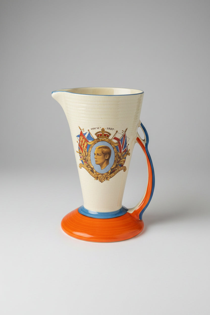Rare Wade Heath Edward VIII Coronation Jug 1937 Royal Commemorative P rare-wade-heath-edward-viii-coronation-jug-1937-royal-commemorative-p