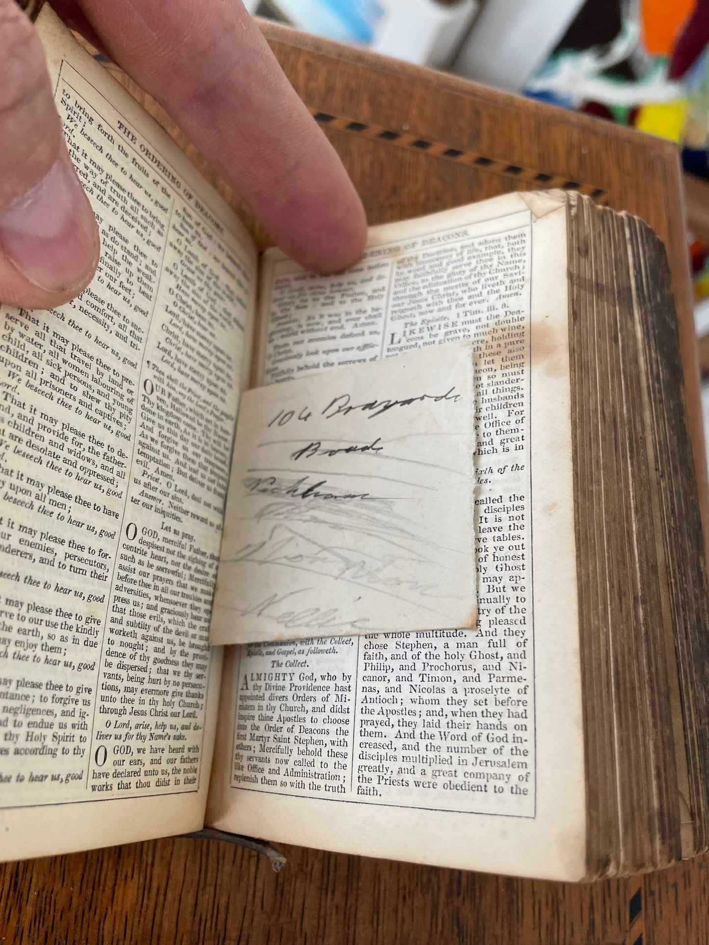 1863 Victorian Book of Common Prayer – Antique Leather & Brass Bound Oxford University Press Miniature Prayer Book