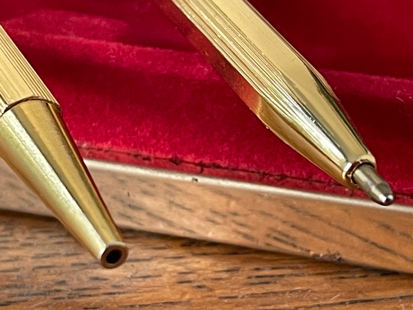 Vintage Conway Stewart Gold Ballpoint Pen and Pencil Set – Boxed UK-Made Writing Set, 1970s Executive Gift