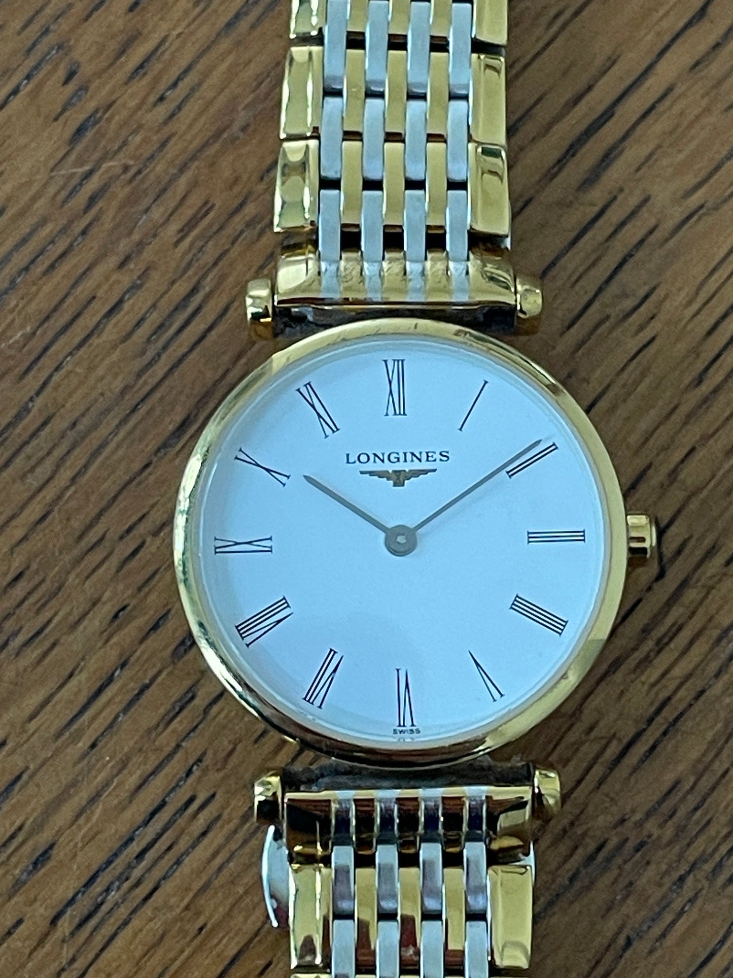 Longines La Grande Classique Ladies Watch  Ref L4 209 2 Gold and Steel Bracelet  Swiss Quartz Box & Papers 2015