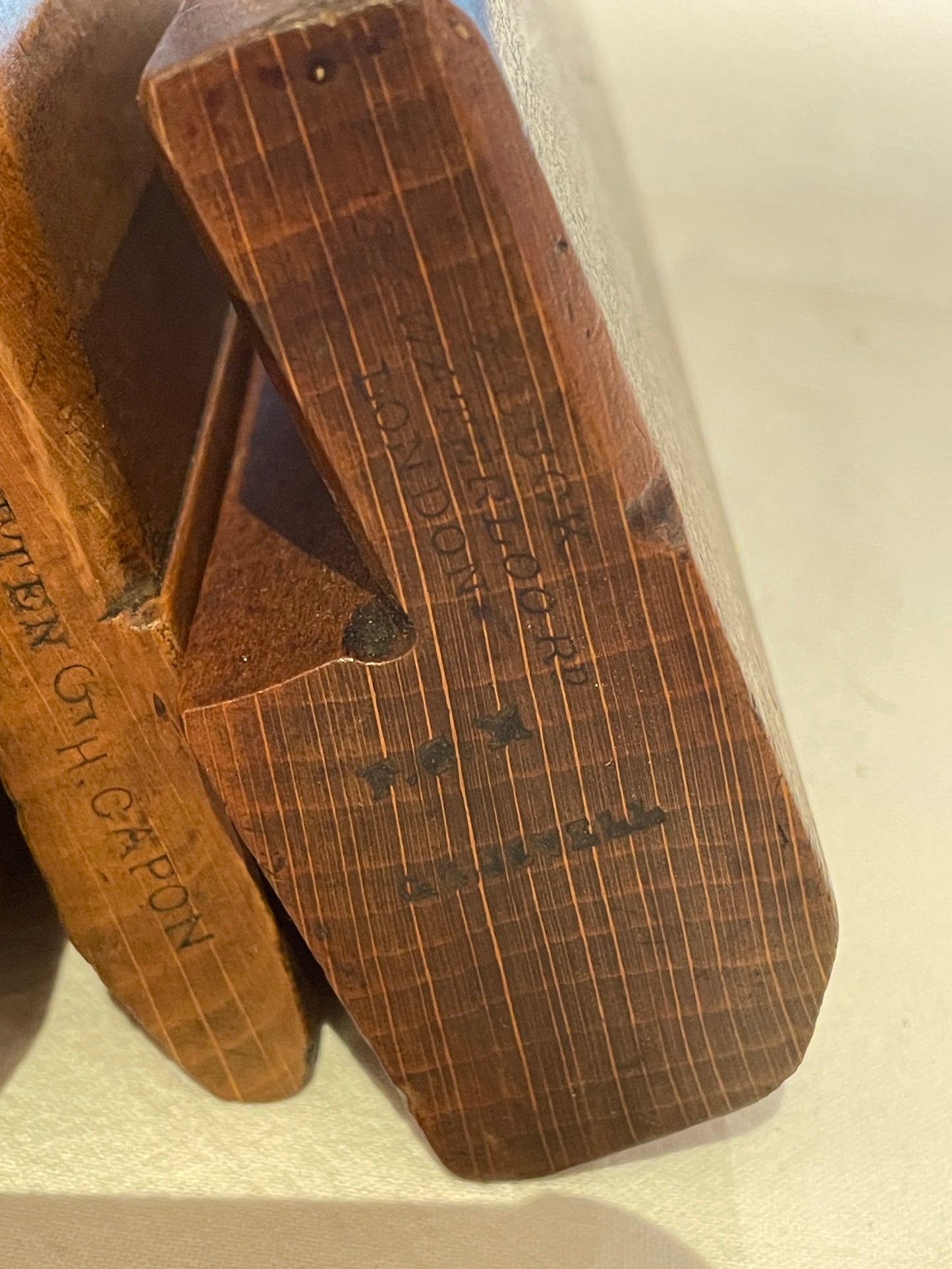 Antique British Beech Moulding Planes – Set of 5 Mixed Profiles with Maker’s Marks (c.1890–1920)4