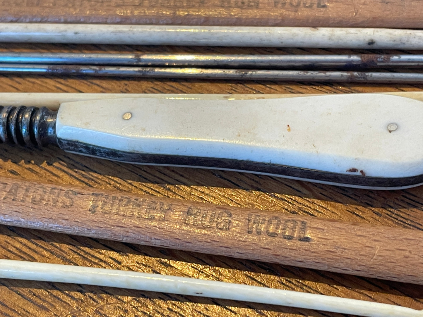 Antique Bone and Steel Needlework Tools – Knitting, Crochet and Rug Making Implements (c.19th–Early 20th Century)1