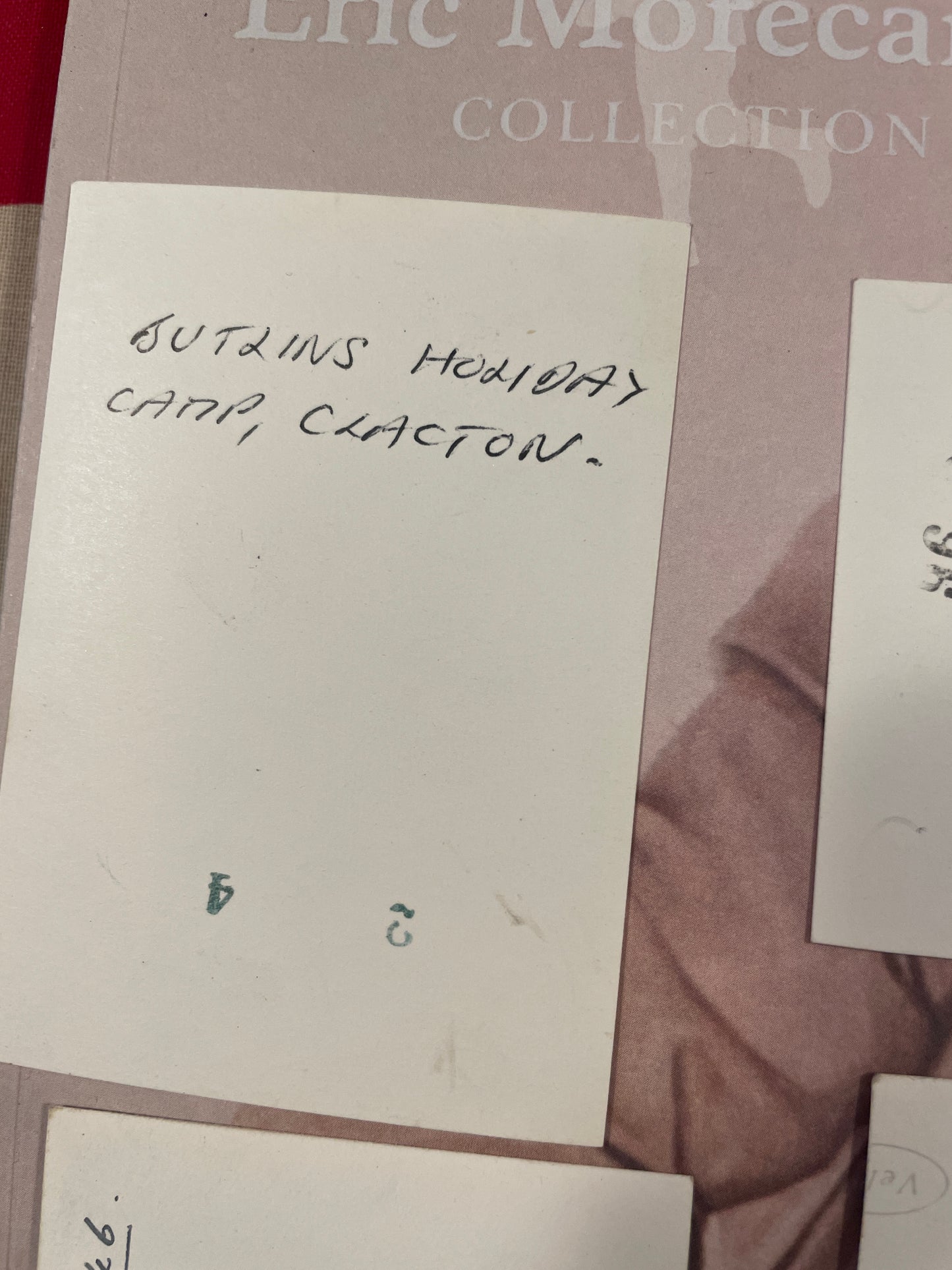 Eric Morecambe post war 40's original photographs from personal collection 107