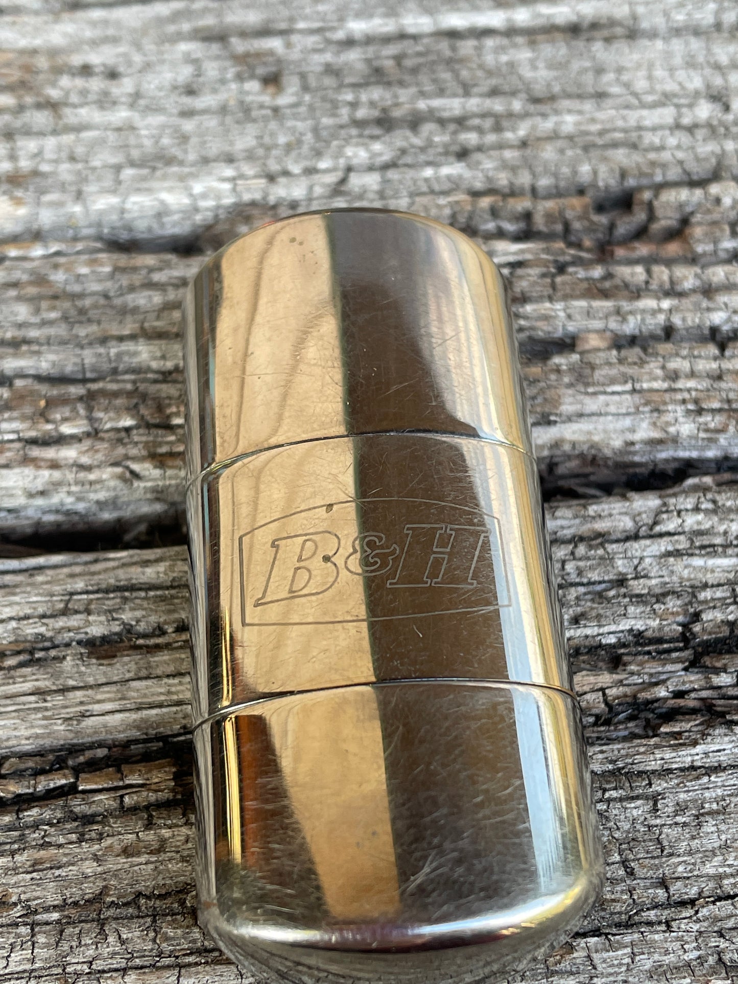 Original German vintage Elfa Tank petrol lighter for Benson and Hedges (B&H) 90's