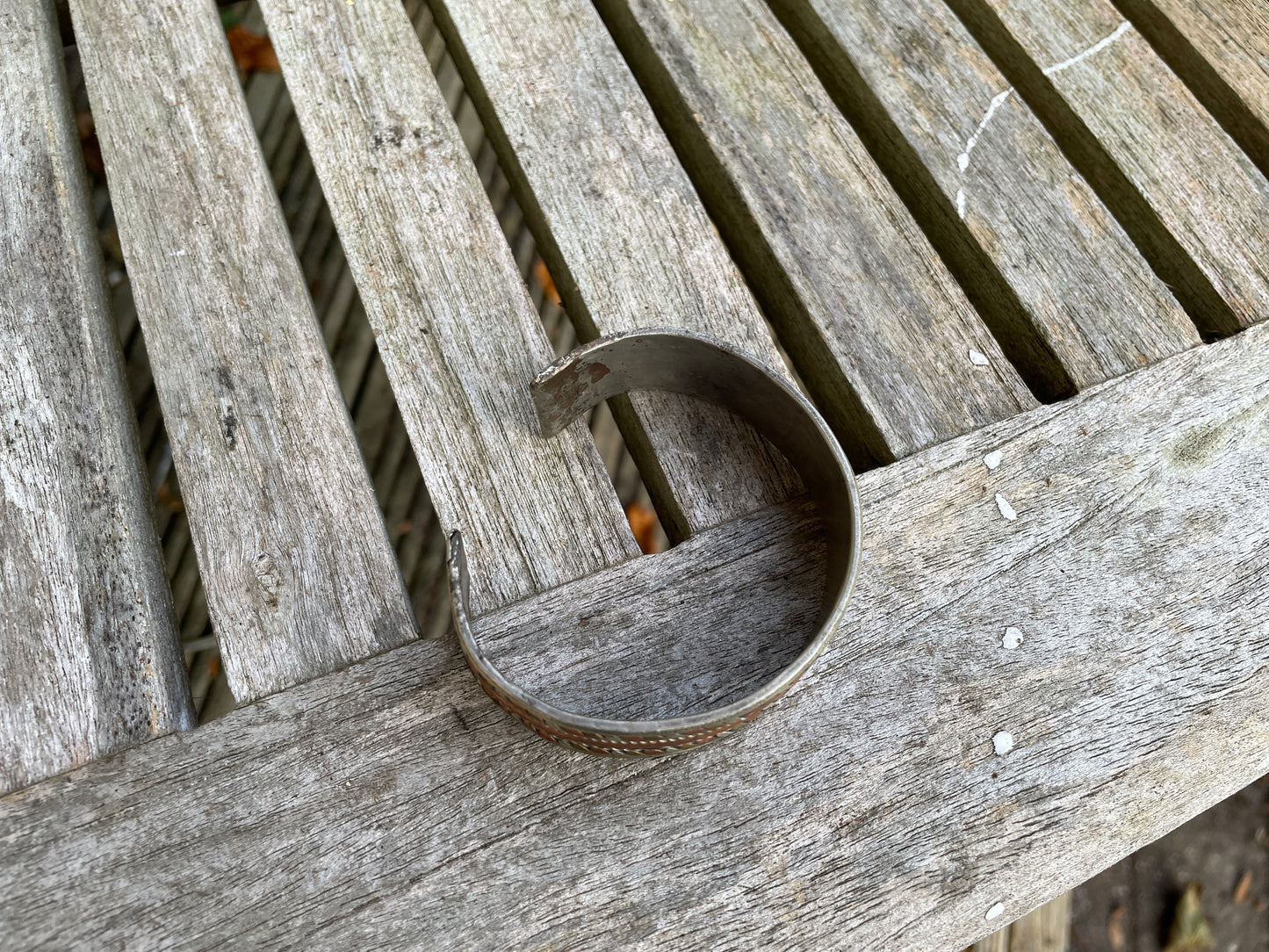 Copper and brass bracelet/Bangle twisted rope design 