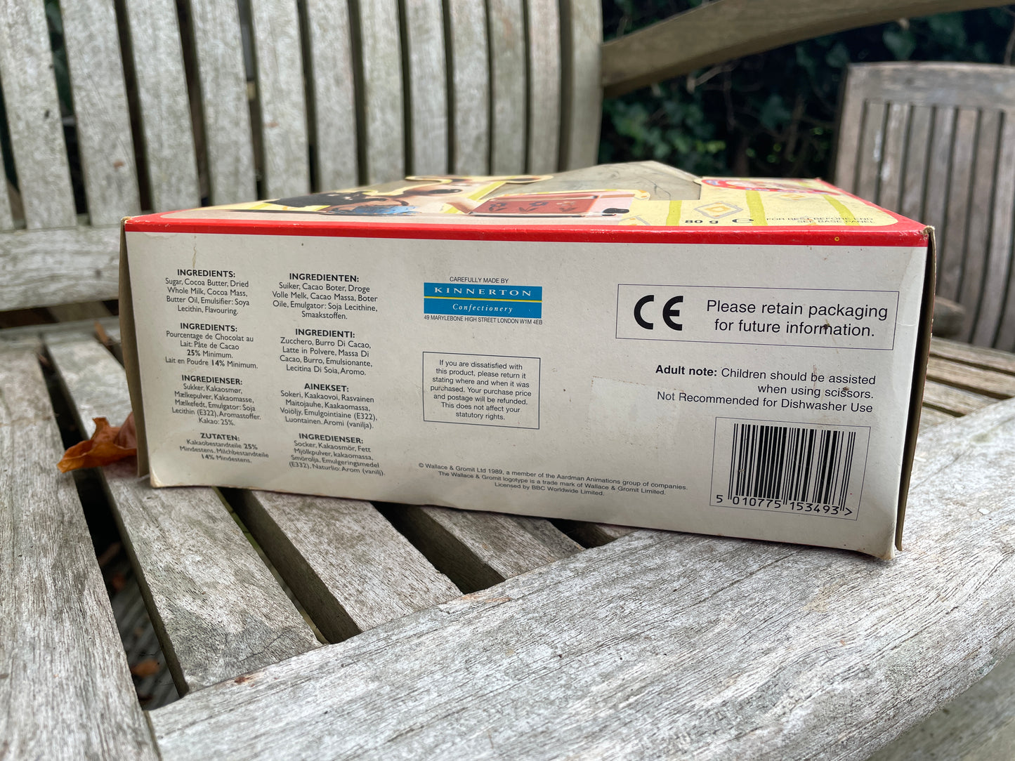 Vintage original rare Wallace and Gromit breakfast set with original chocolate eggs c1989