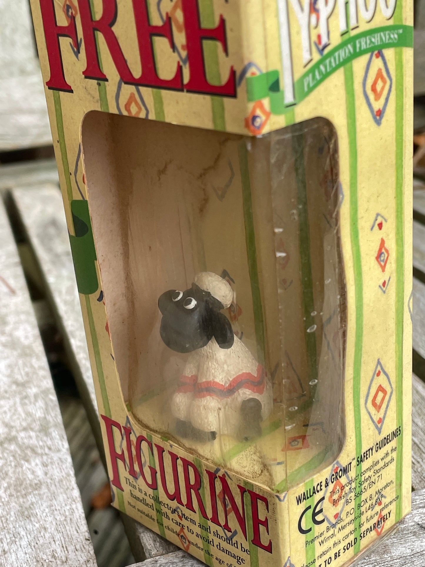 Wallace and Gromit unopened collectors Shaun The Sheep figurine 1990