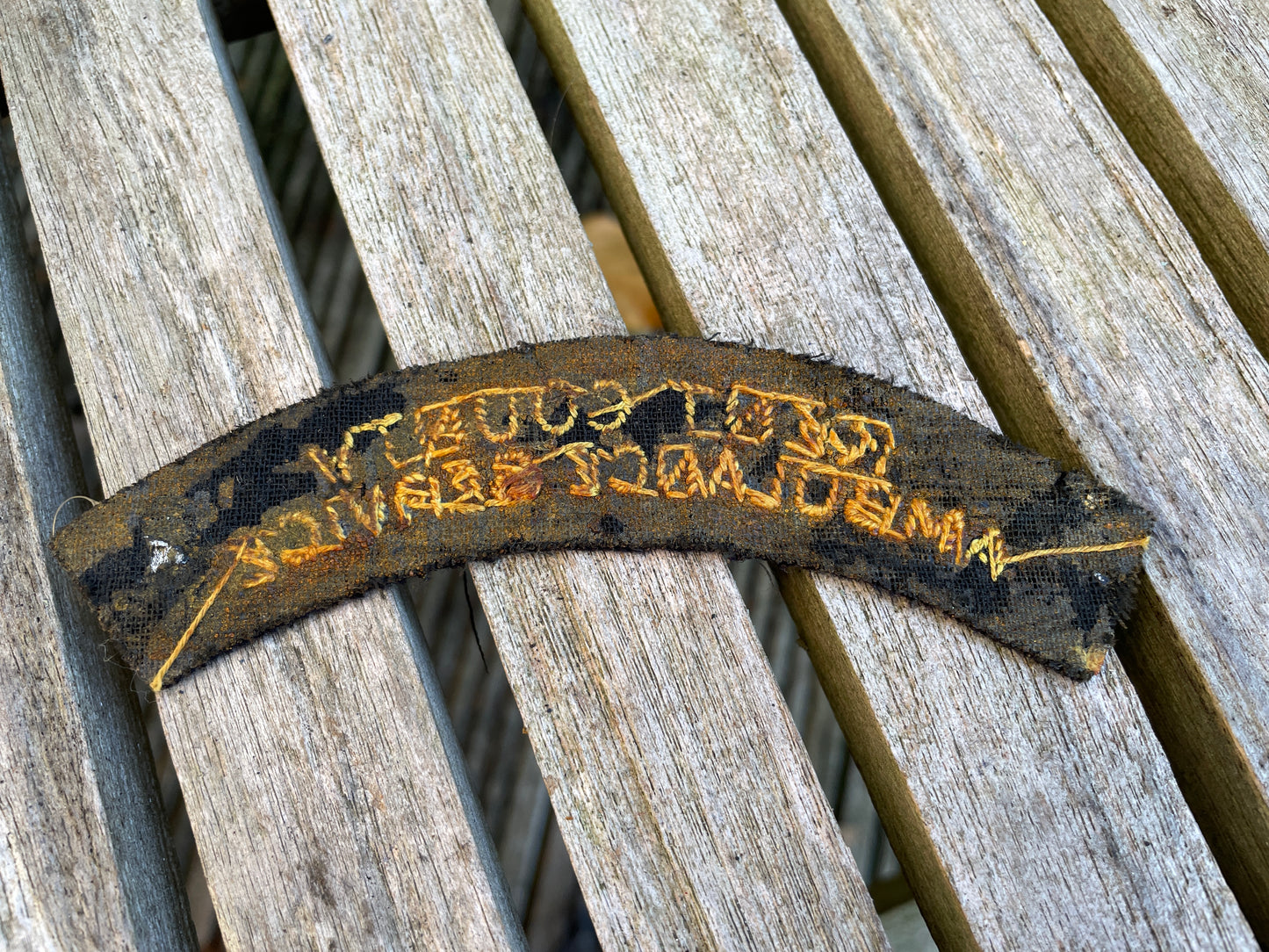 Vintage Kent County Ambulance Service cloth patch badge