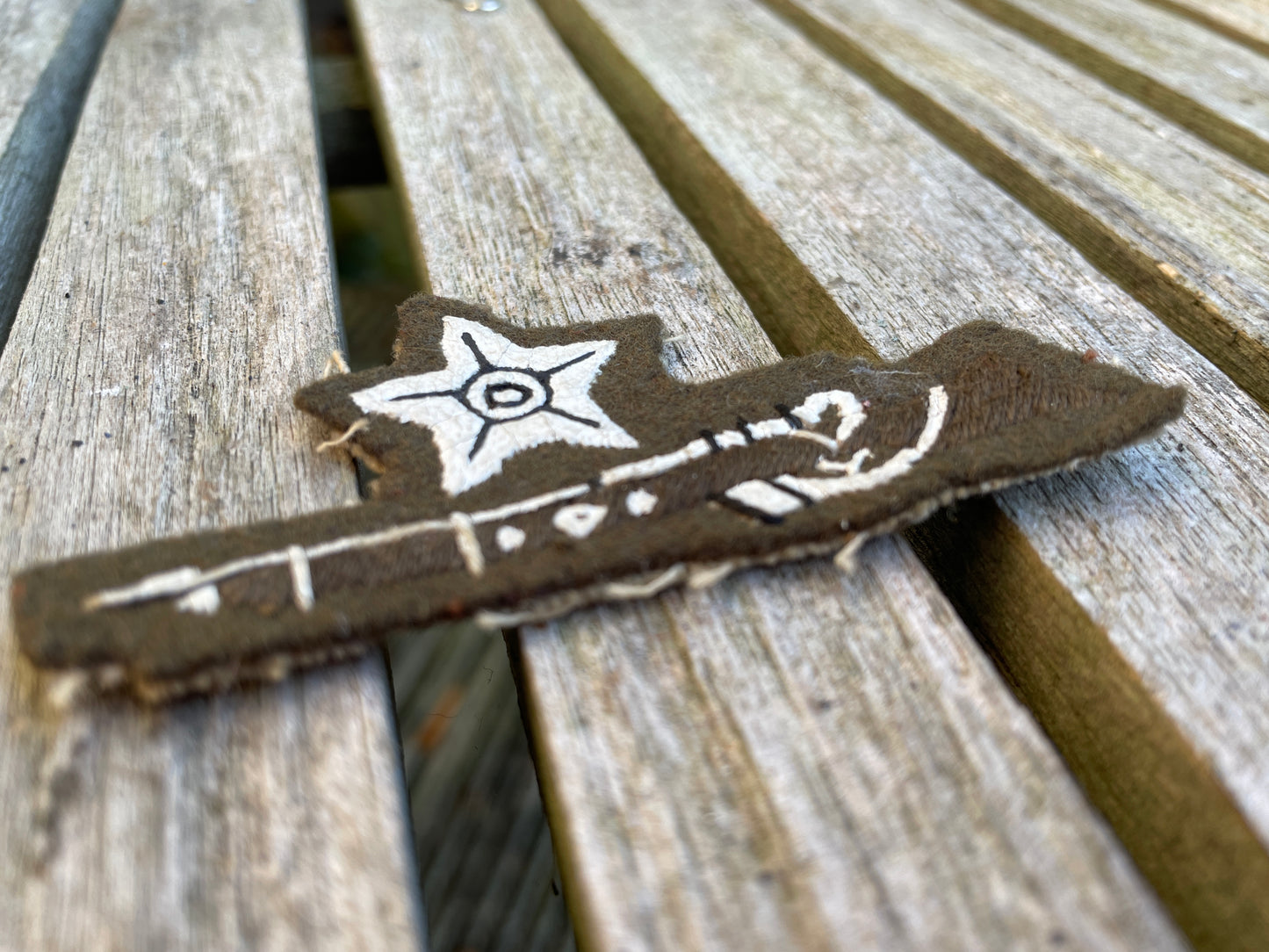 Original WW2 British Army Marksman Award Cloth Badge