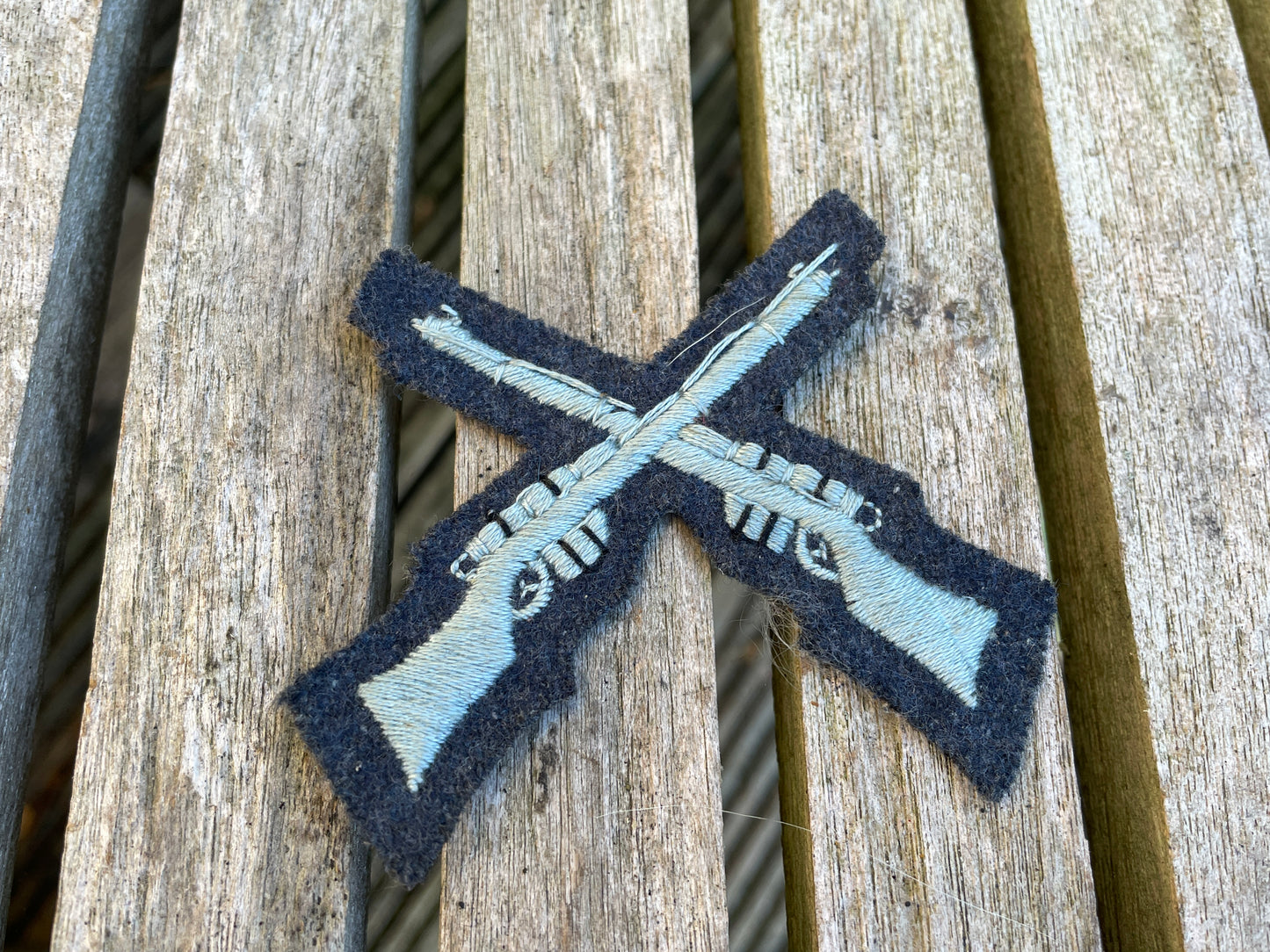 Royal Airforce air training corps marksman cloth patch badge