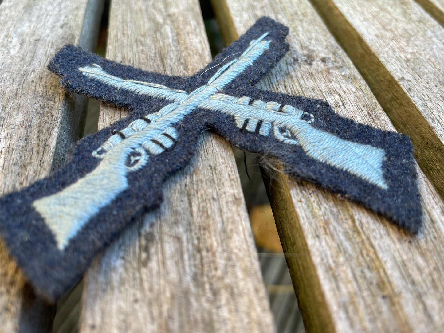 Royal Airforce air training corps marksman cloth patch badge