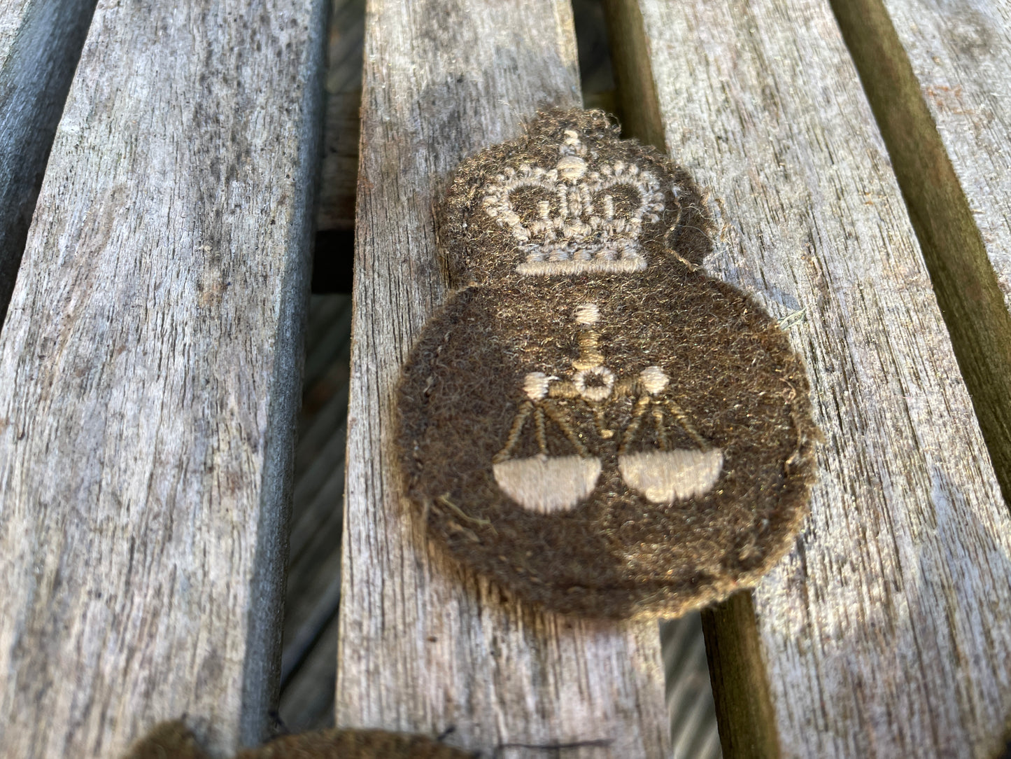 Four vintage Canadian Army cloth patch badges