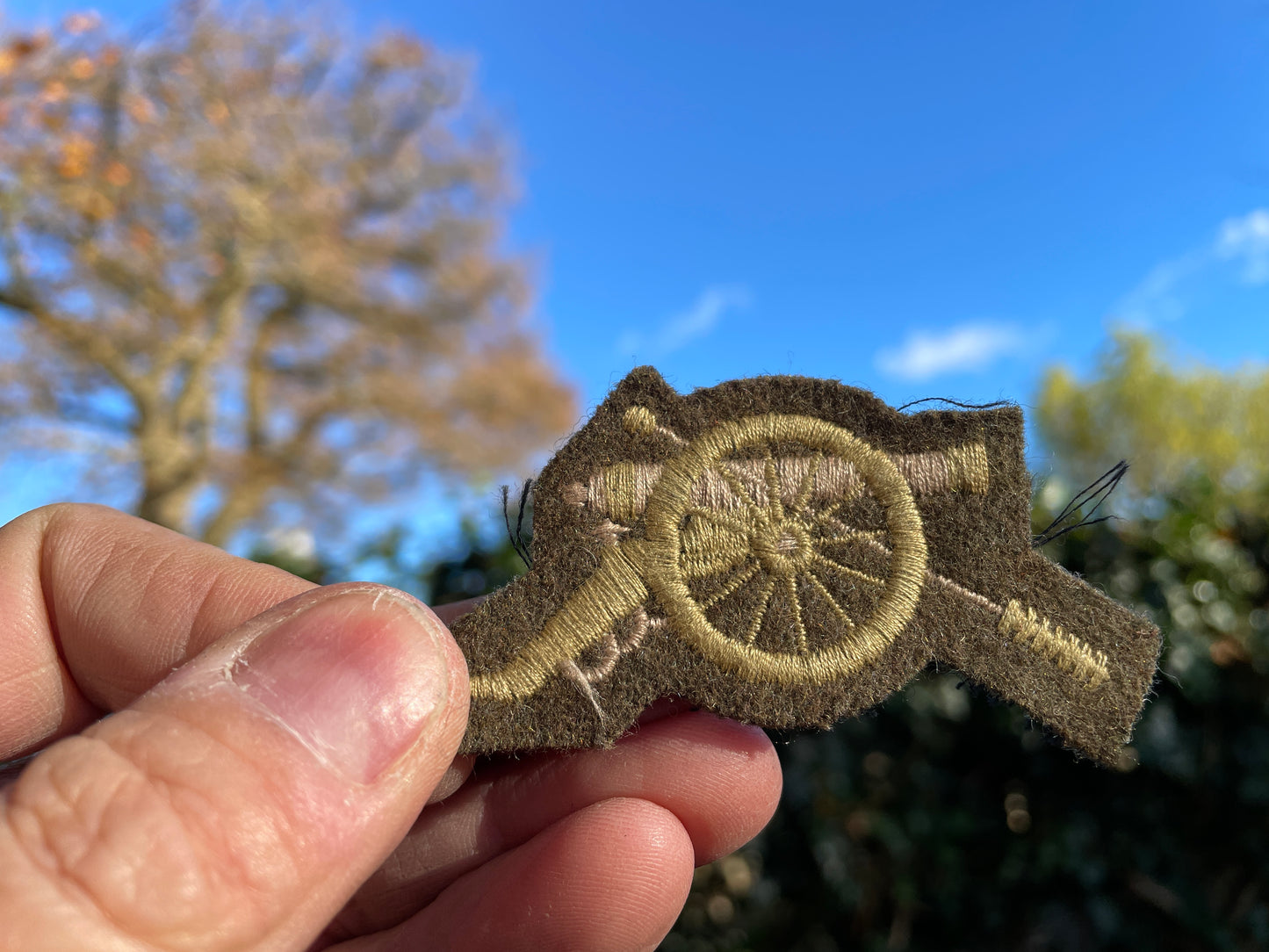 Four vintage Canadian Army cloth patch badges