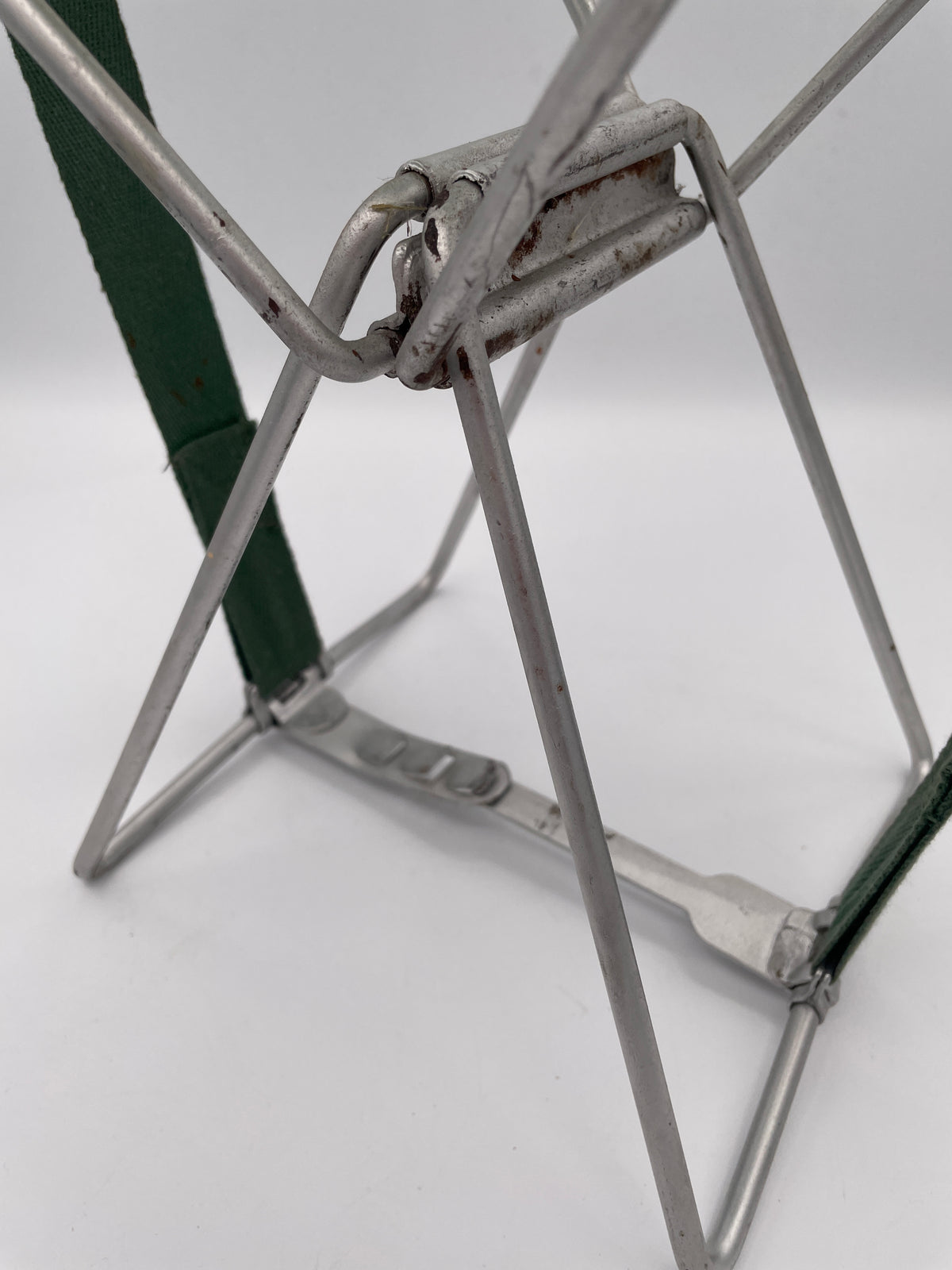 Vintage 1950s/1960s Folding Metal & Canvas Camping Fishing Stool