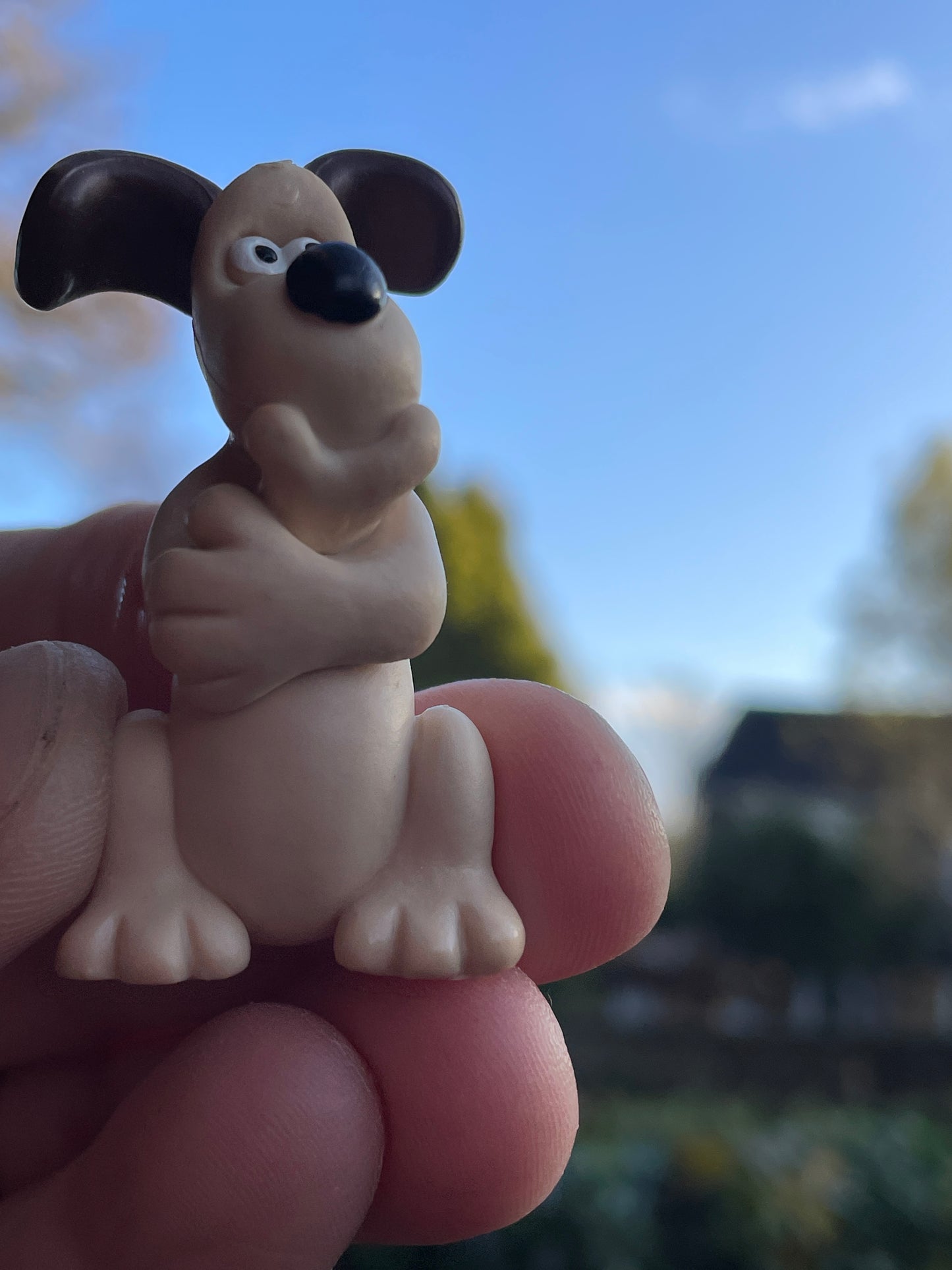 Wallace and Gromit and Sean the Sheep characters - Gromit 5cm tall W&G ltd 1989