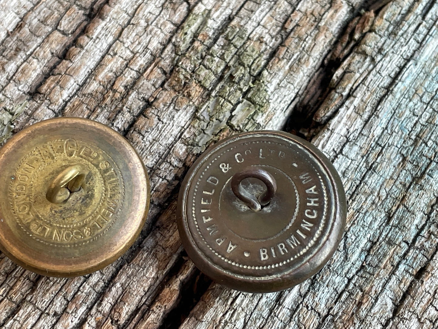 ASC Army Service Corps WW1 Tunic buttons 24mm diameter