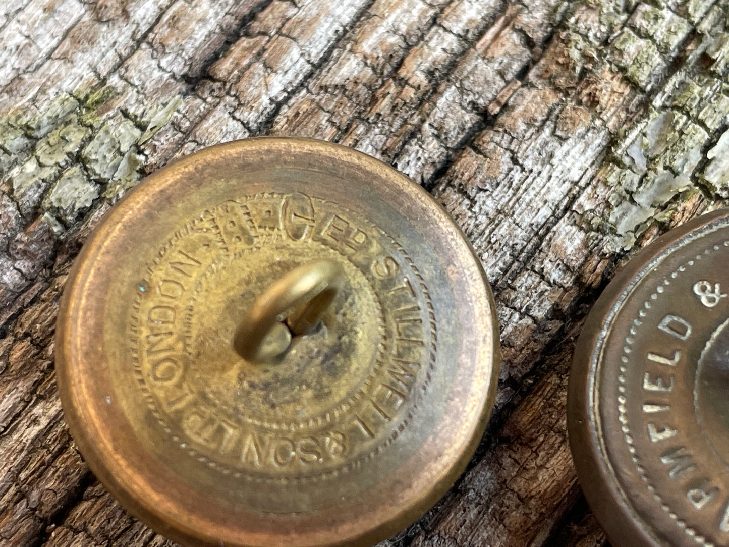 ASC Army Service Corps WW1 Tunic buttons 24mm diameter
