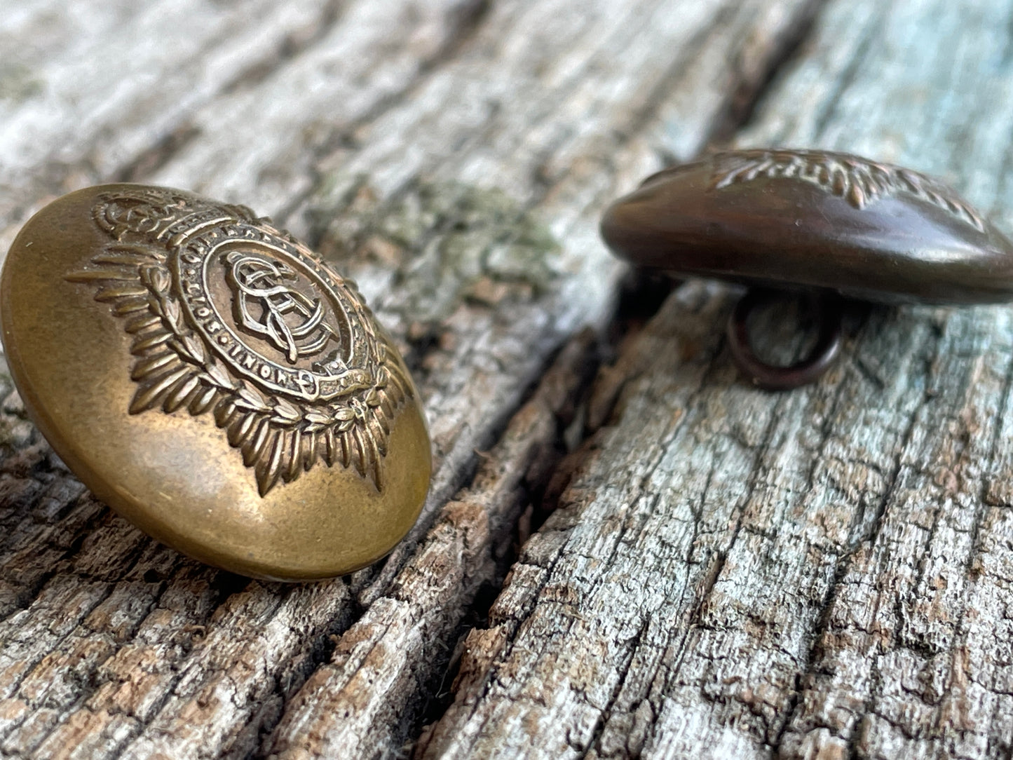 ASC Army Service Corps WW1 Tunic buttons 24mm diameter