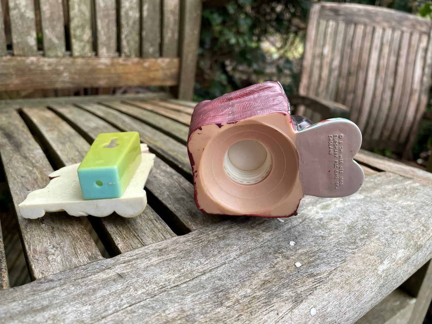 Wallace and Gromit collectable vintage soap top and toothbrush holder tallest 12cm