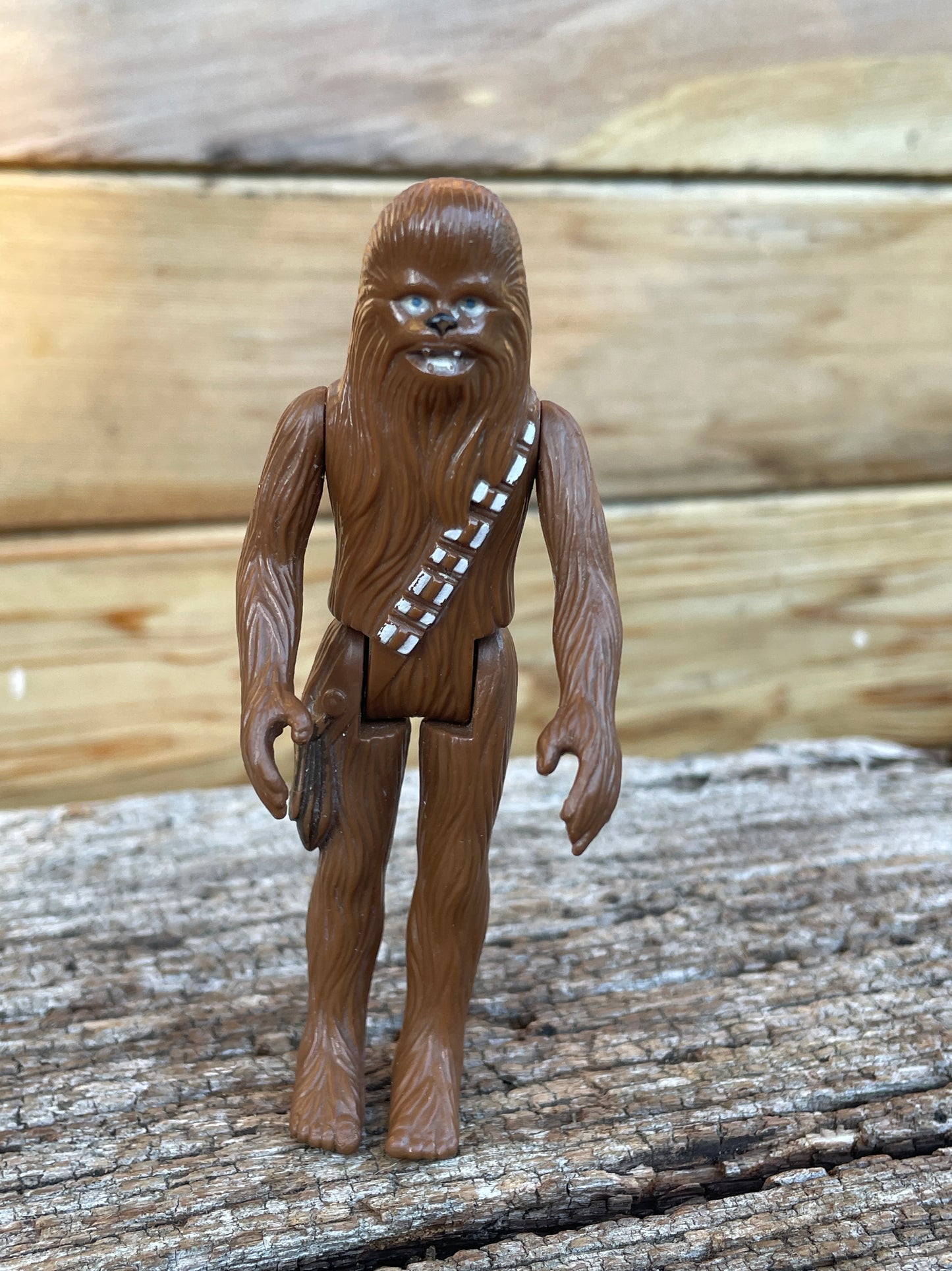 Original 1977 Star Wars Chewbacca figurine 10.5cm tall