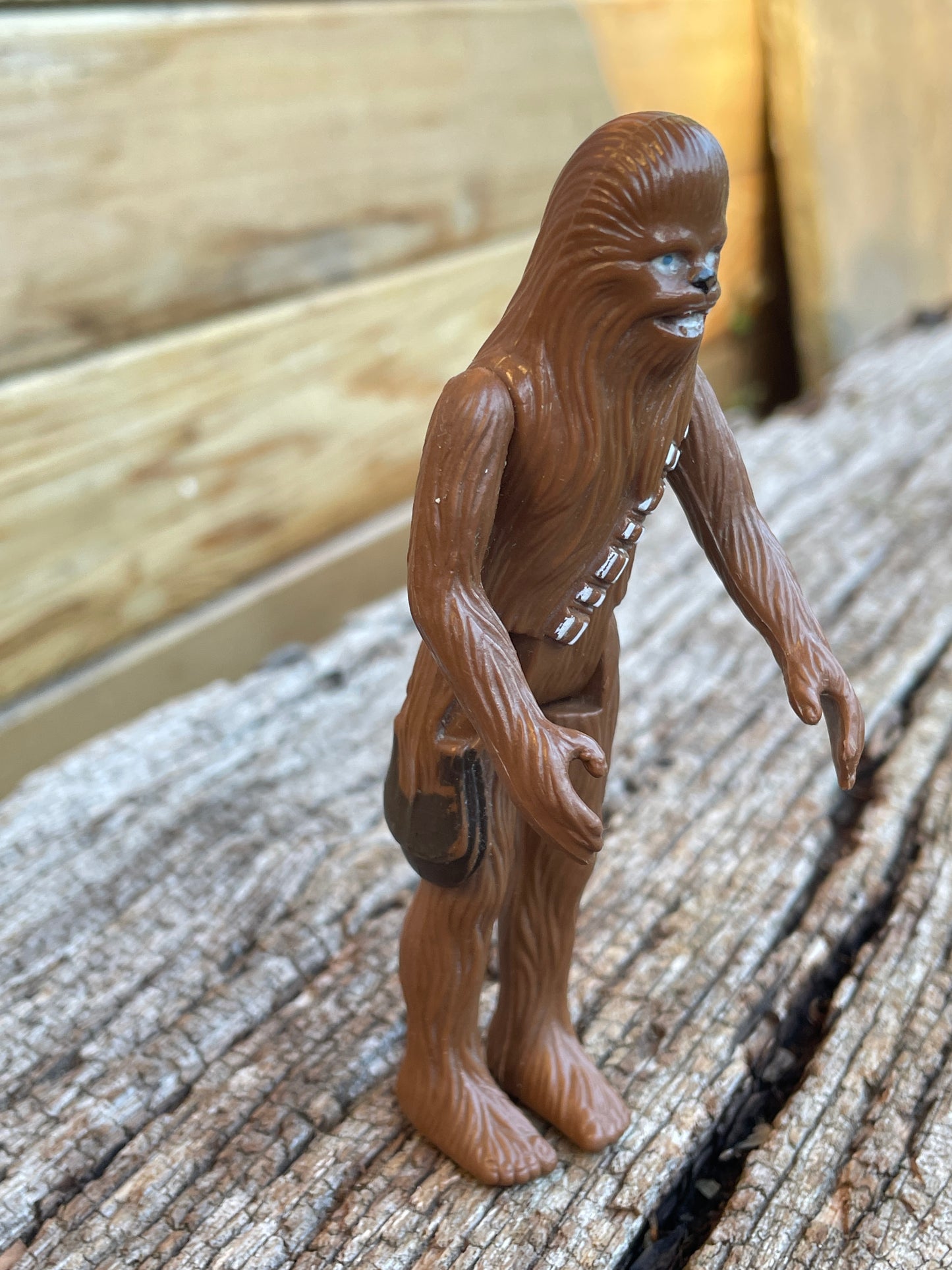 Original 1977 Star Wars Chewbacca figurine 10.5cm tall