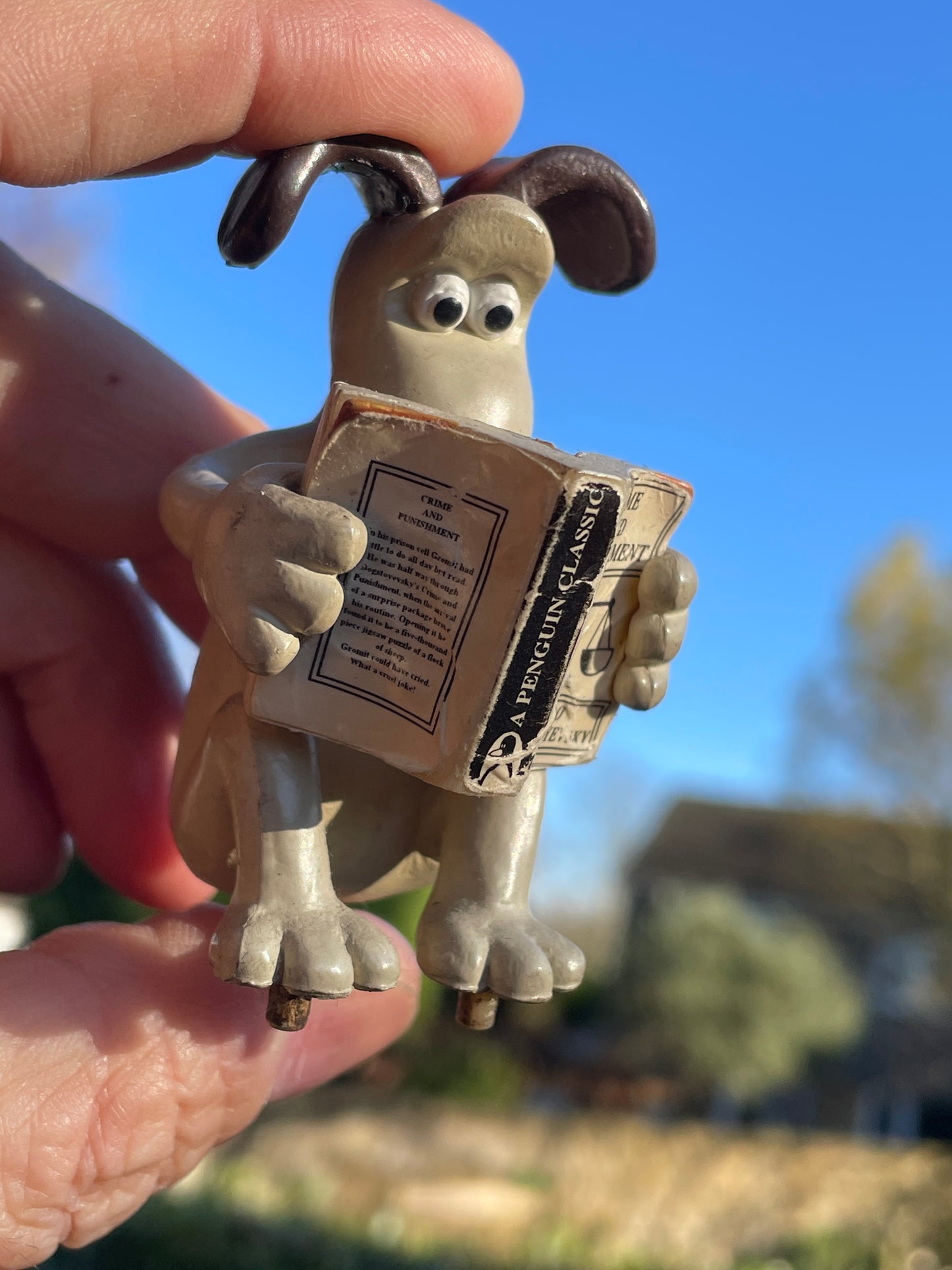 Wallace and Gromit -The Gromit collection - three Gromit figurines