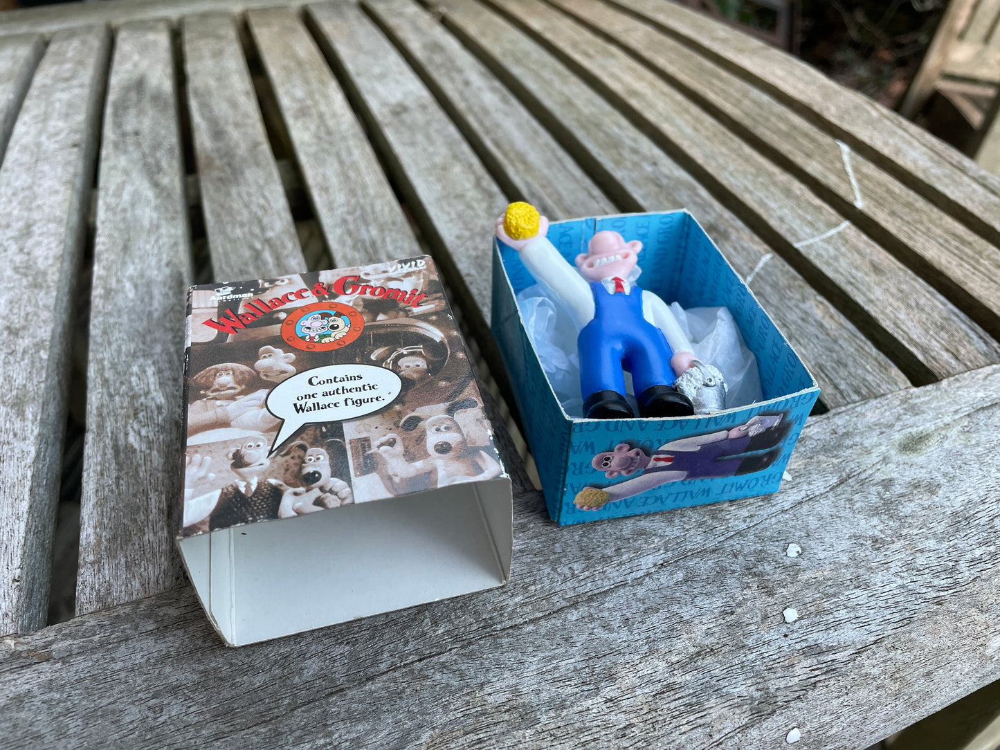 Wallace and Gromit Mini Figures in a matchbox Washing Wallace Aardman W&G ltd 1989