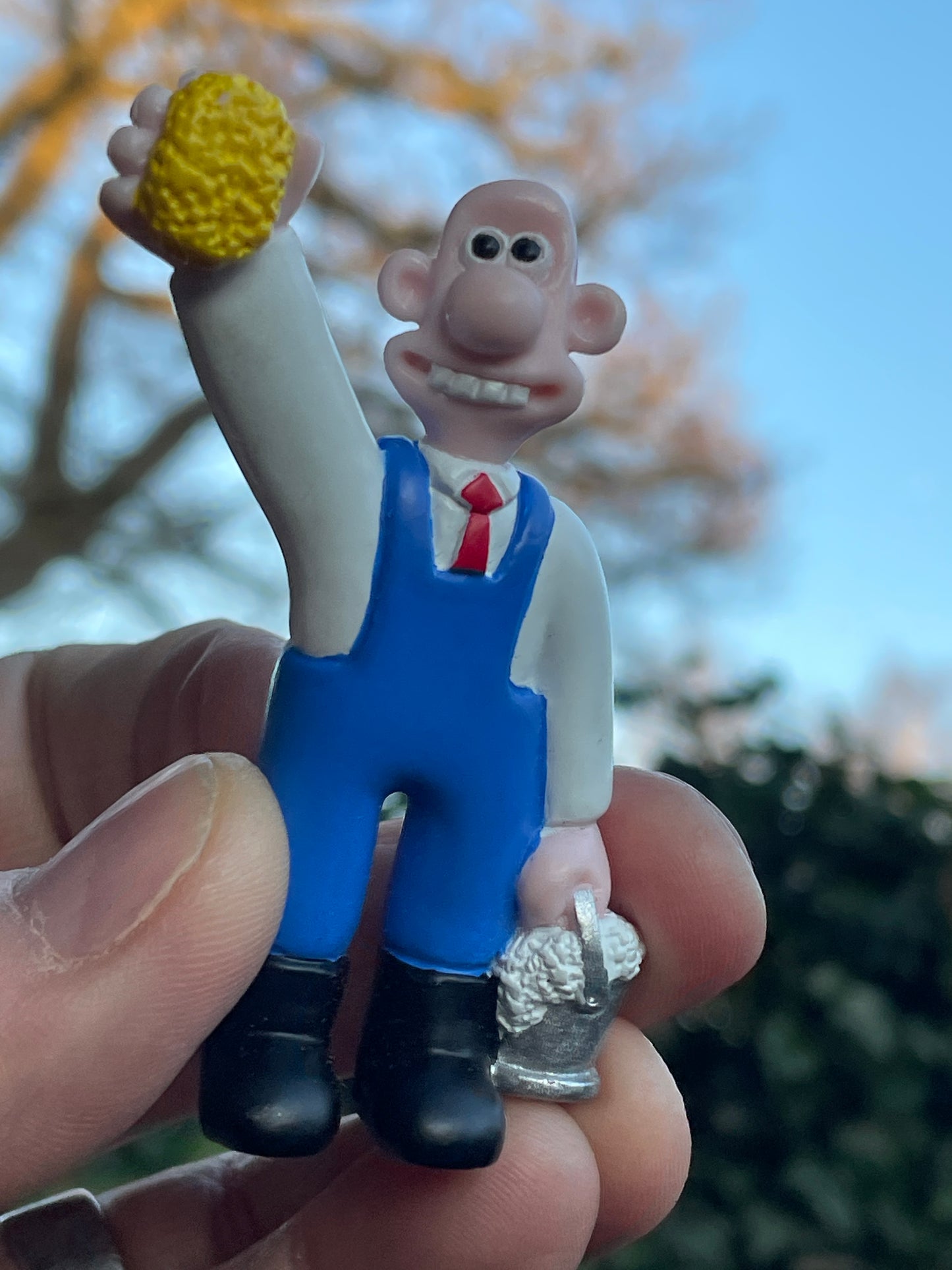 Wallace and Gromit Mini Figures in a matchbox Washing Wallace Aardman W&G ltd 1989