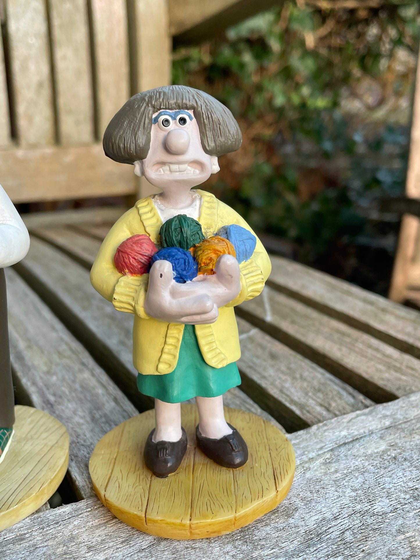 Wallace and Gromit figurines tallest 11cm c1993