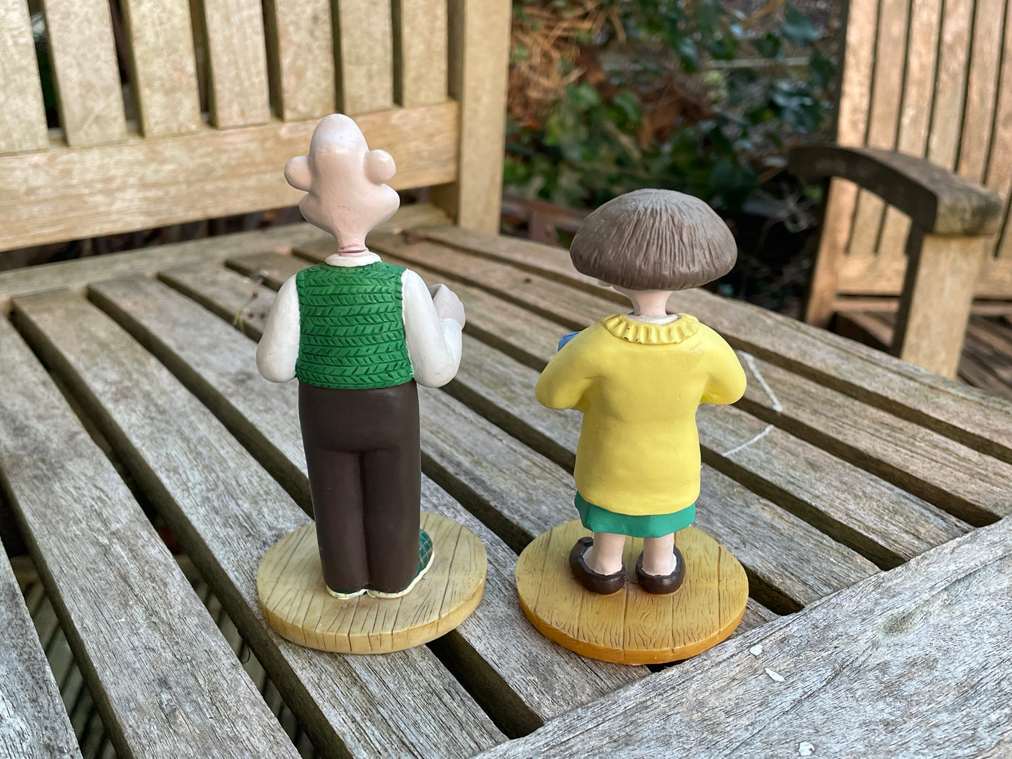 Wallace and Gromit figurines tallest 11cm c1993