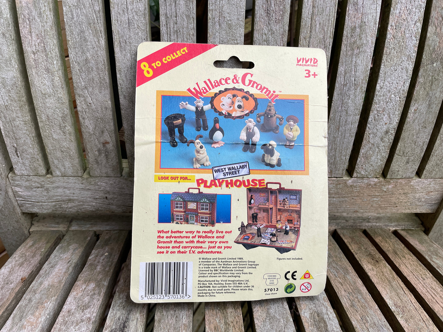 Original new old stock Wallace and Gromit four figurine set in original unopened packaging