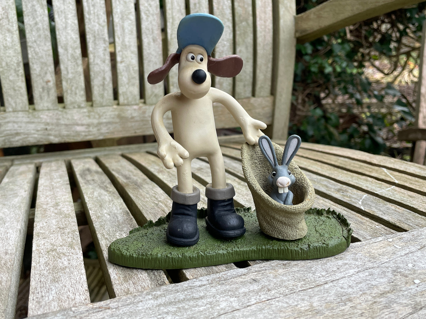 Gromit figurine with the Were Rabbit from Curse of the Were Rabbit 2005