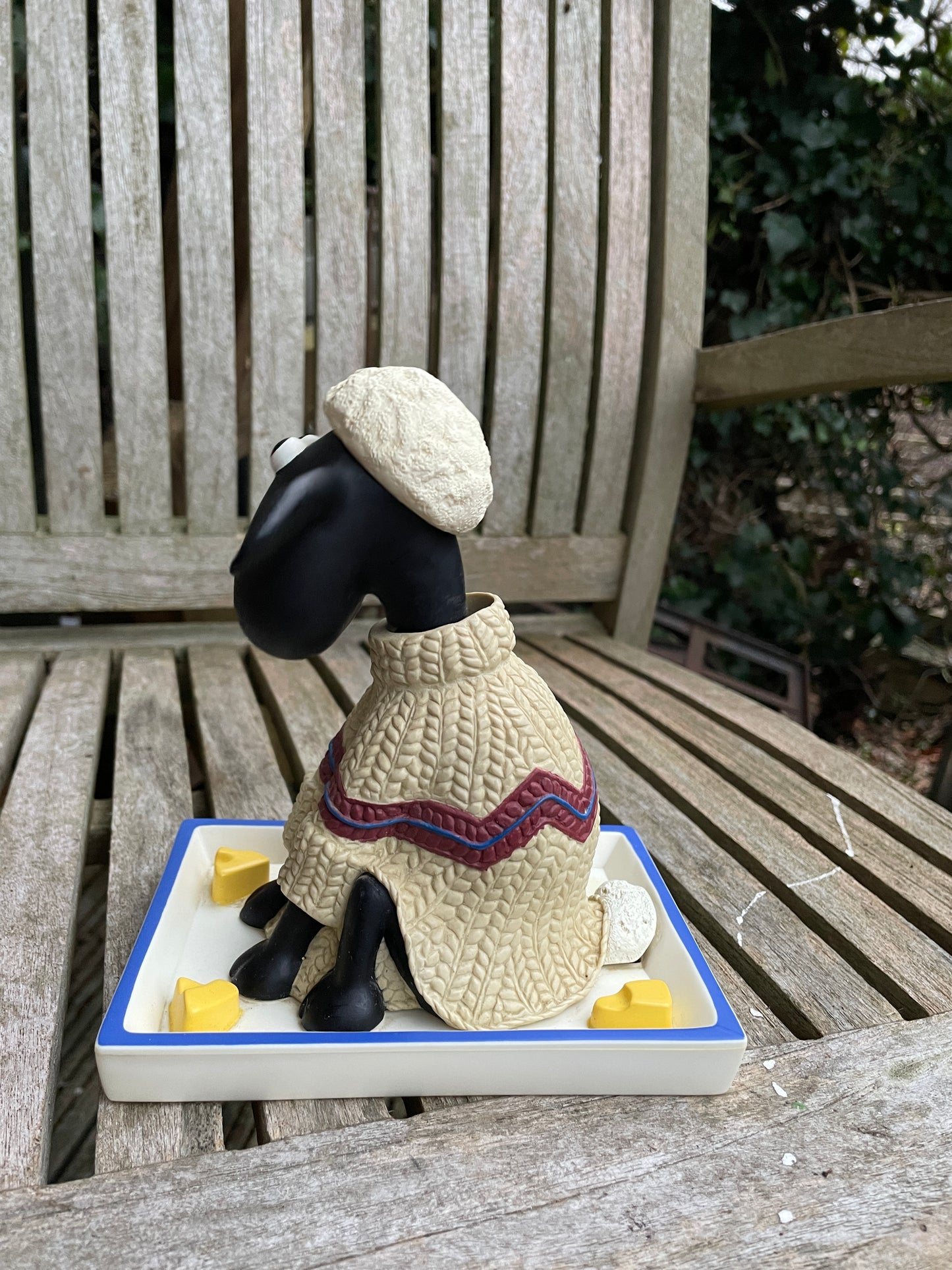 Shaun The Sheep figure with wobbly/nodding head 17cm tall