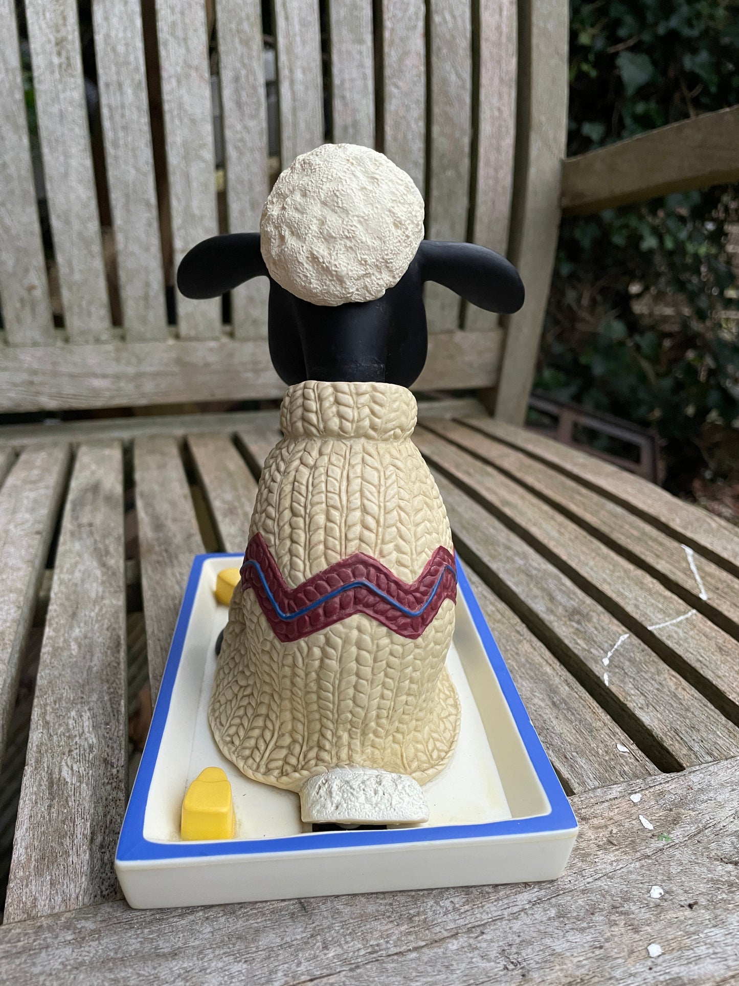 Shaun The Sheep figure with wobbly/nodding head 17cm tall