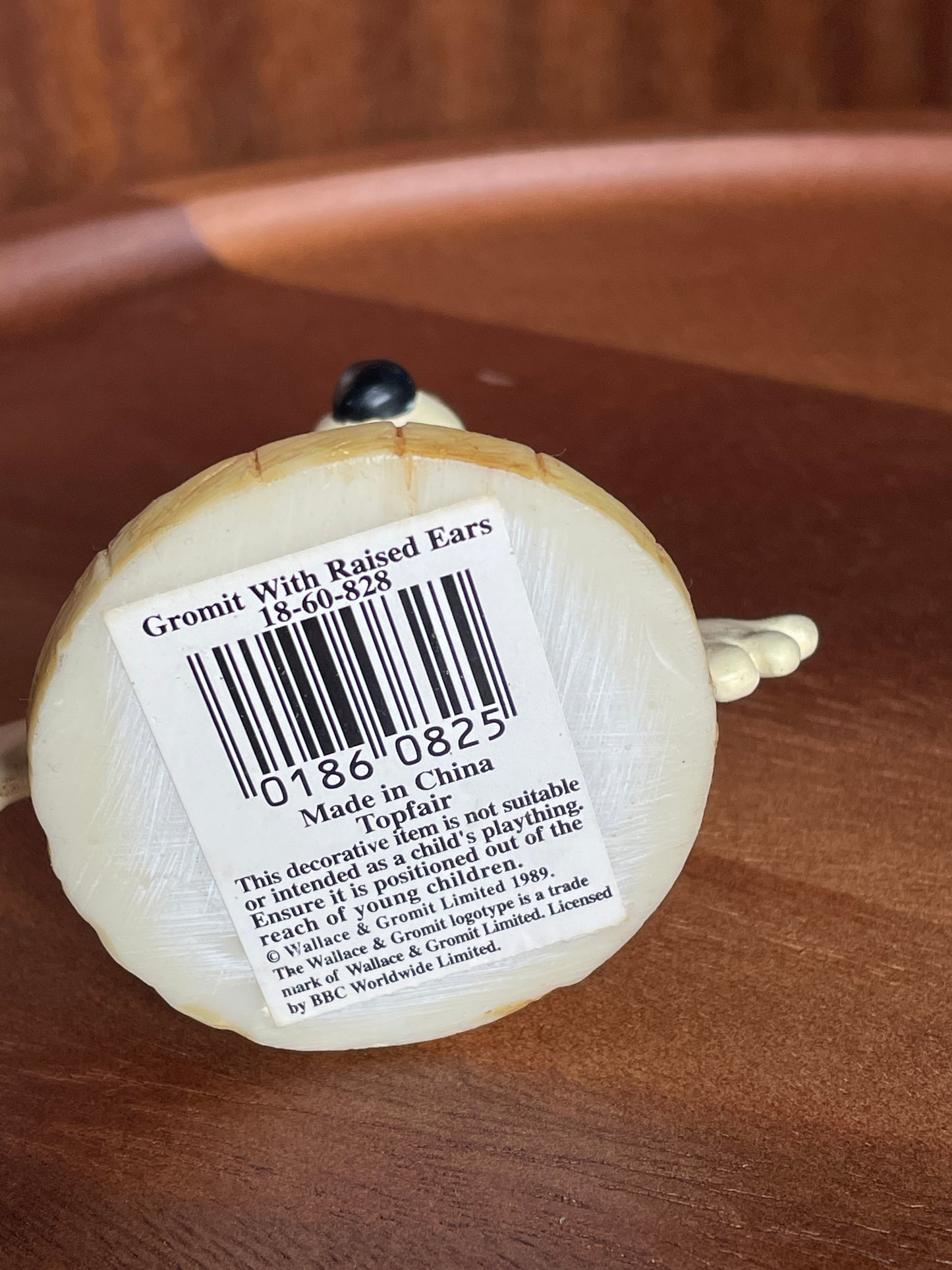 Vintage Gromit of Wallace and Gromit fame figurine 9cm tall