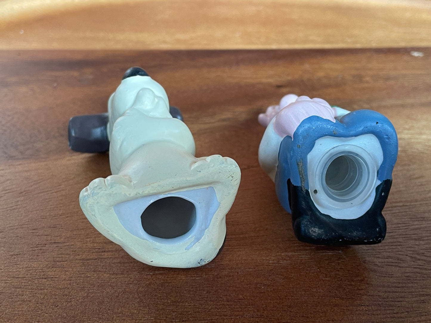 Pair of Wallace and Gromit Salt and Pepper Pots - 6.5cm Tall
