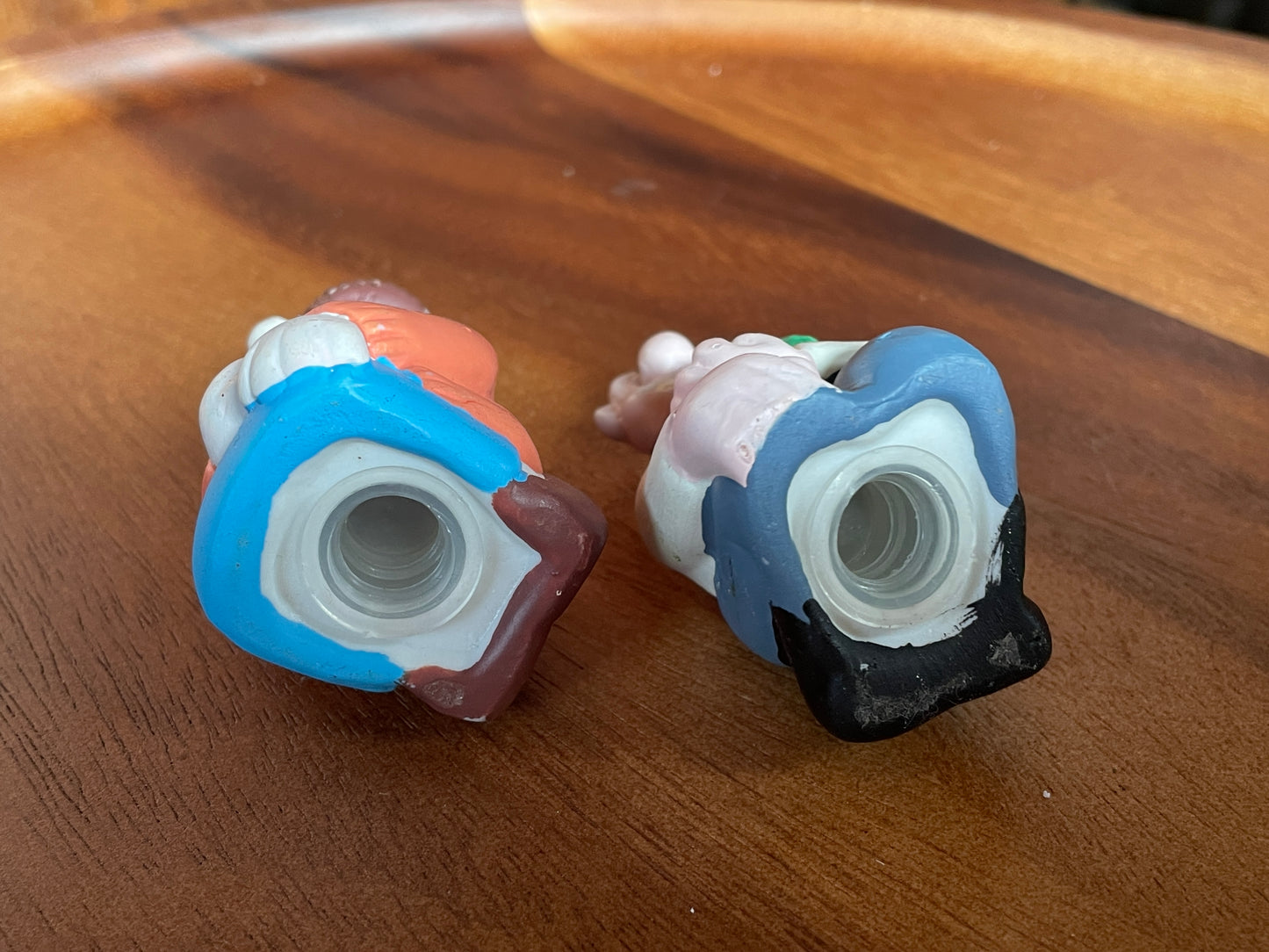 A Pair of Wallace and Gromit Salt and Pepper Pots - Wallace and Wendolene Ramsbottom 6.5cm Tall