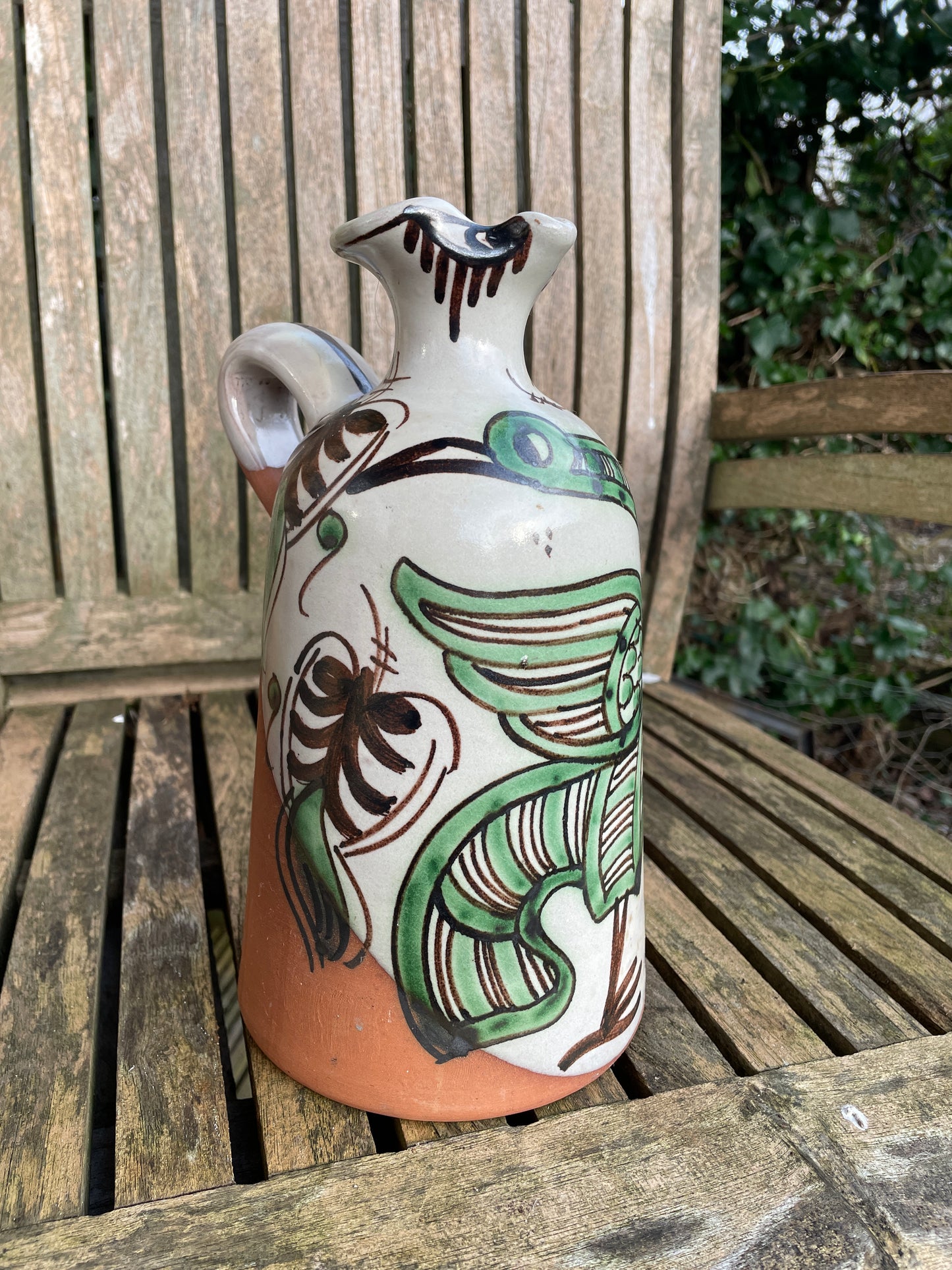 Spanish Domingo Punter Teruel R.10  Sangria pottery jug 25cm tall