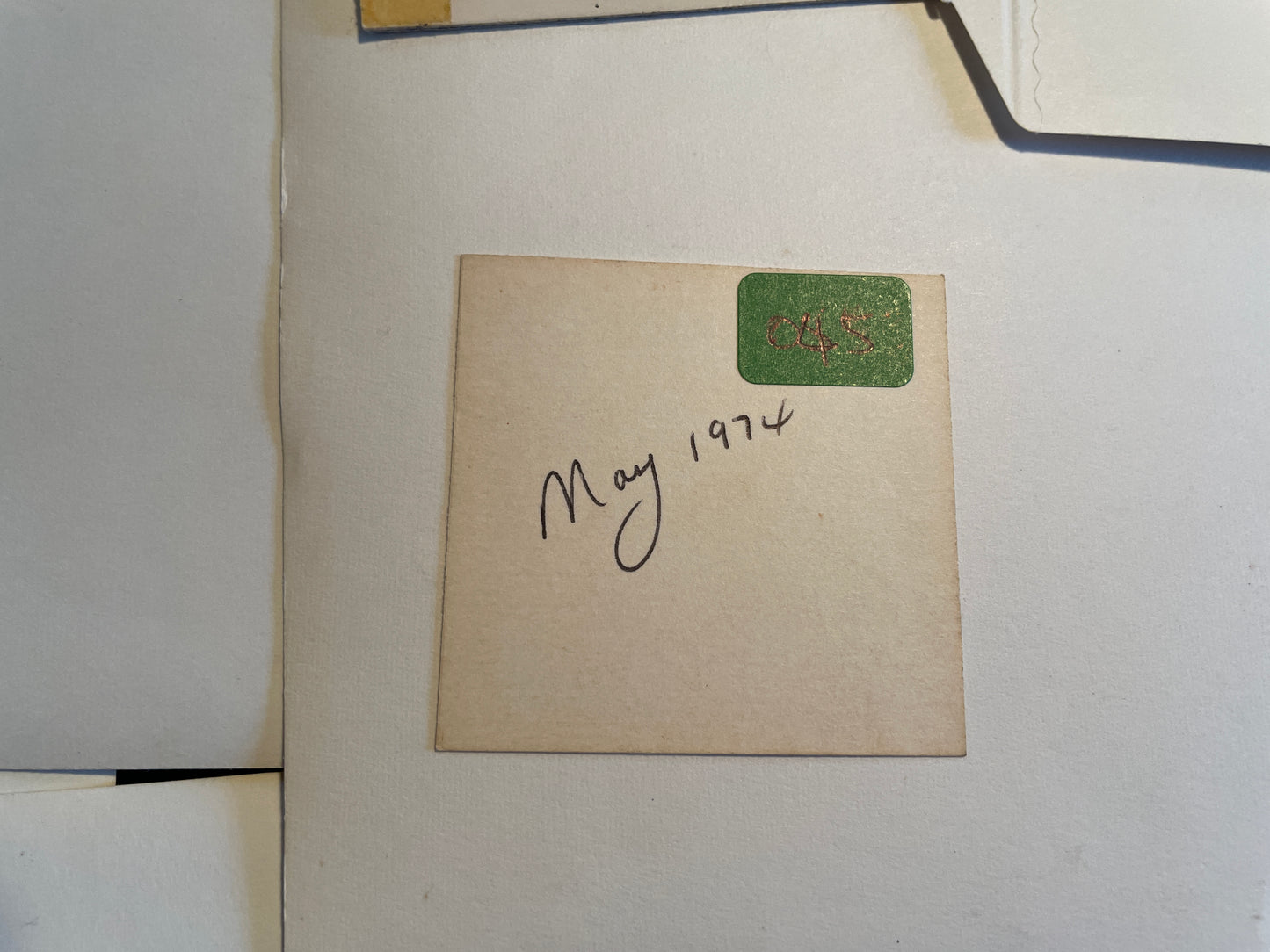 Unique personal collection No. 22 of Eric Morecambe’s family photos from his private study