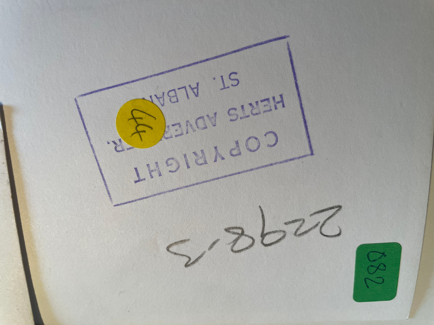 Unique personal collection No. 22 of Eric Morecambe’s family photos from his private study