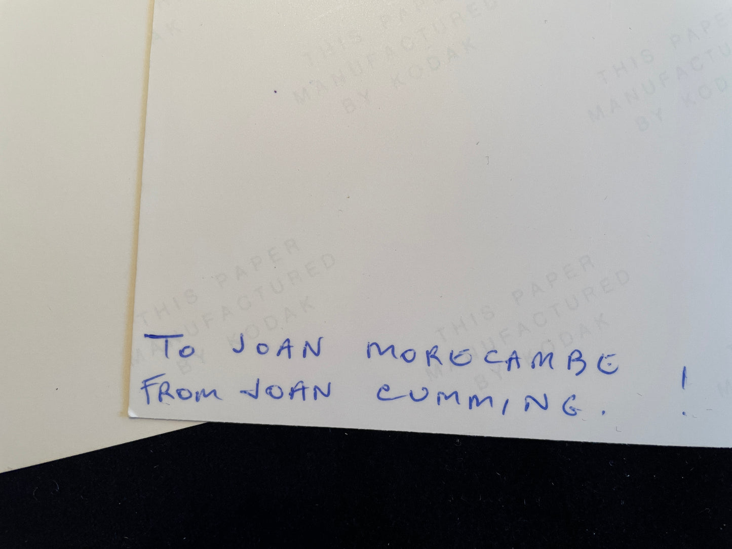 Unique personal collection No. 11 of Eric Morecambe’s family photos from his private study