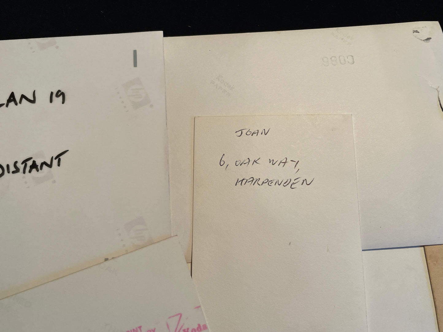 Unique personal collection No. 9 of Eric Morecambe’s family photos from his private study