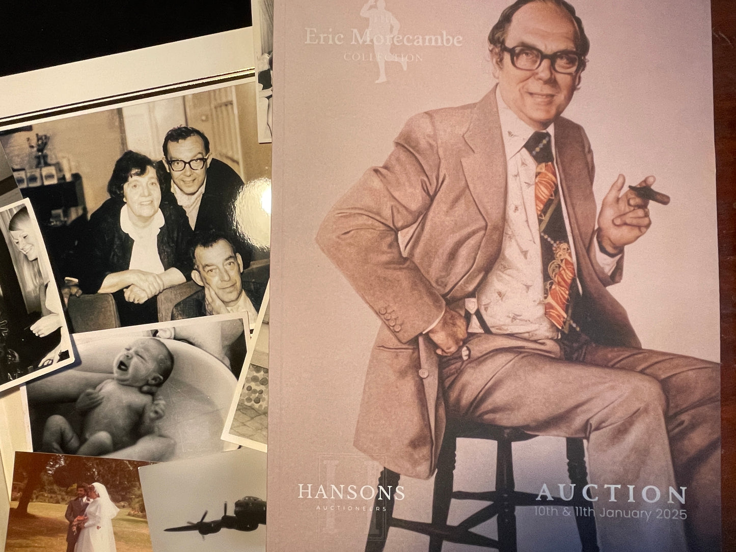 Unique personal collection No. 1 of Eric Morecambe’s family photos from his private study