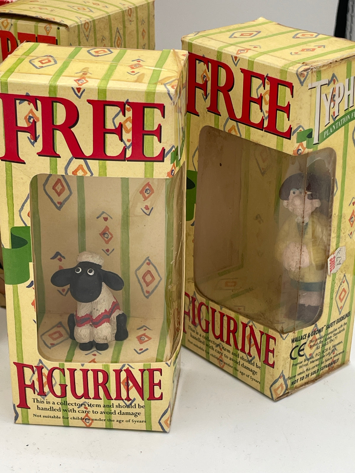 Wallace & Gromit Typhoo Tea Promotional Figurine & Salt/Pepper Pot Collection | Boxed Set