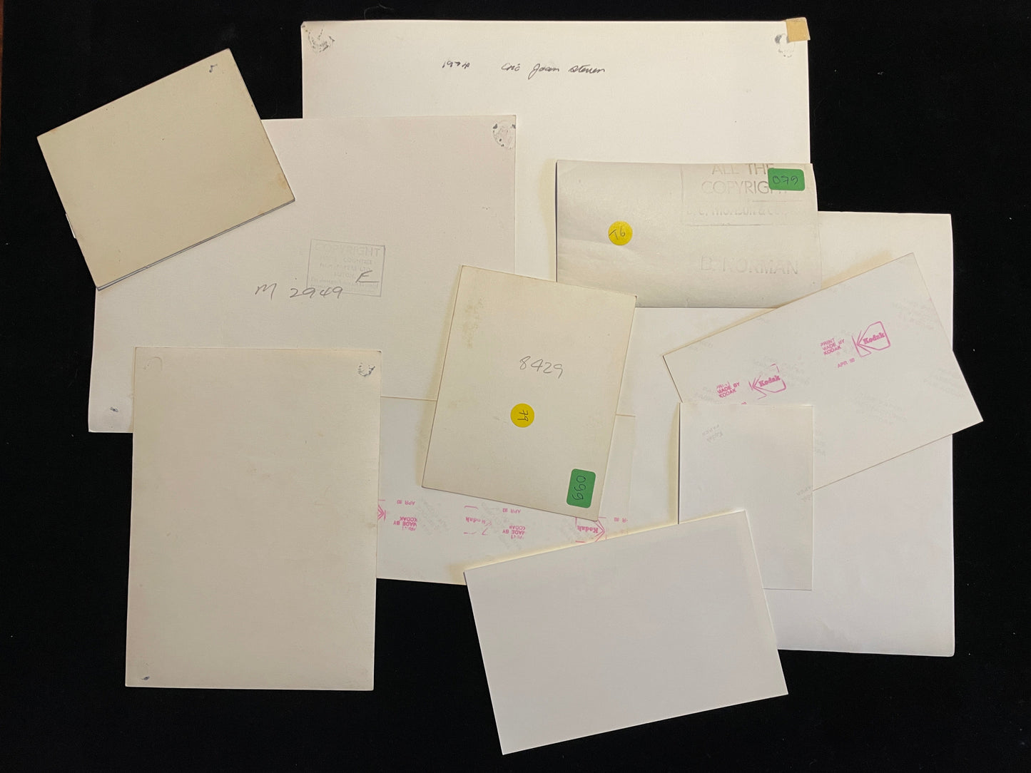 Unique personal collection No. 19 of Eric Morecambe’s family photos from his private study