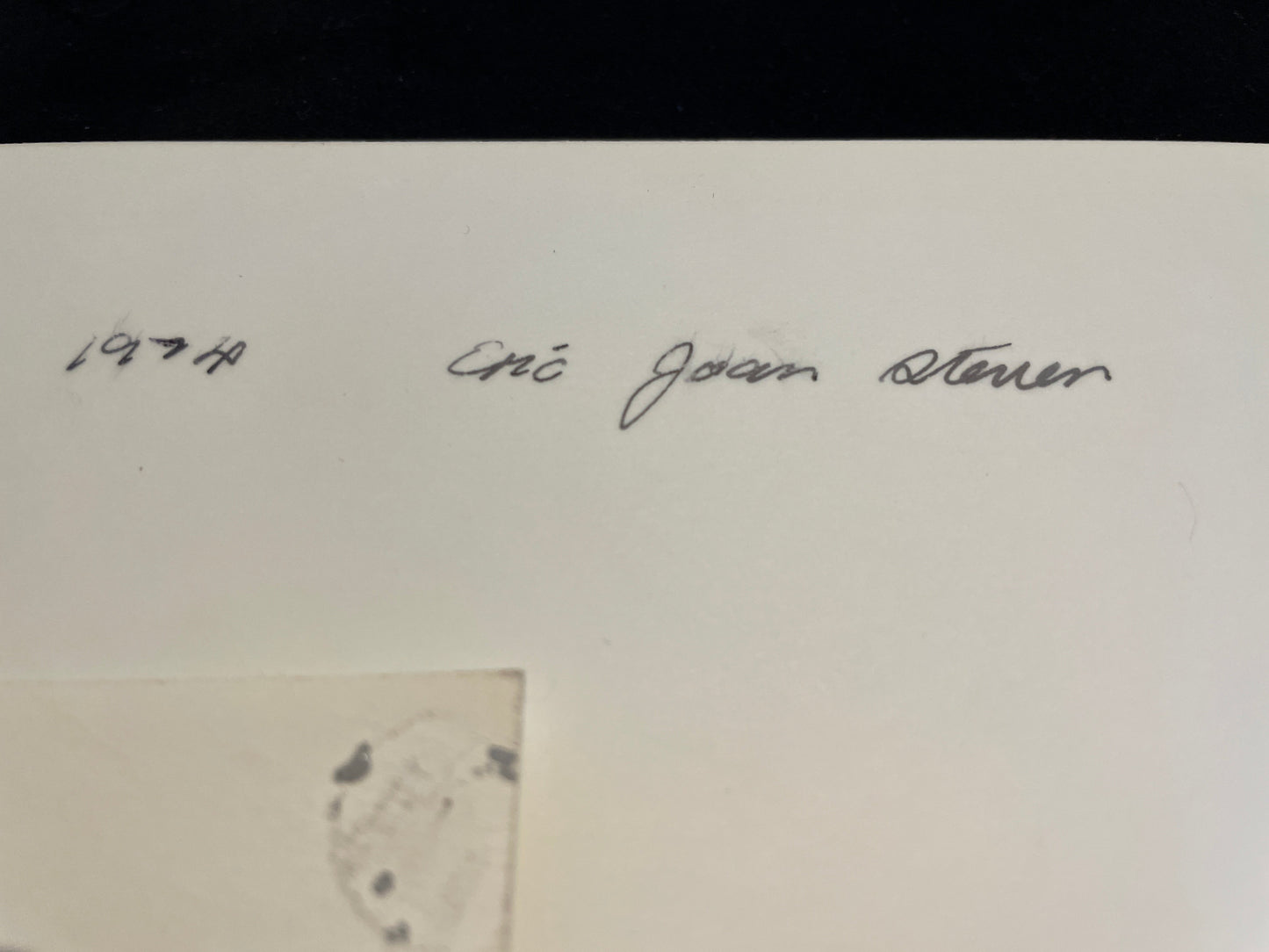 Unique personal collection No. 19 of Eric Morecambe’s family photos from his private study