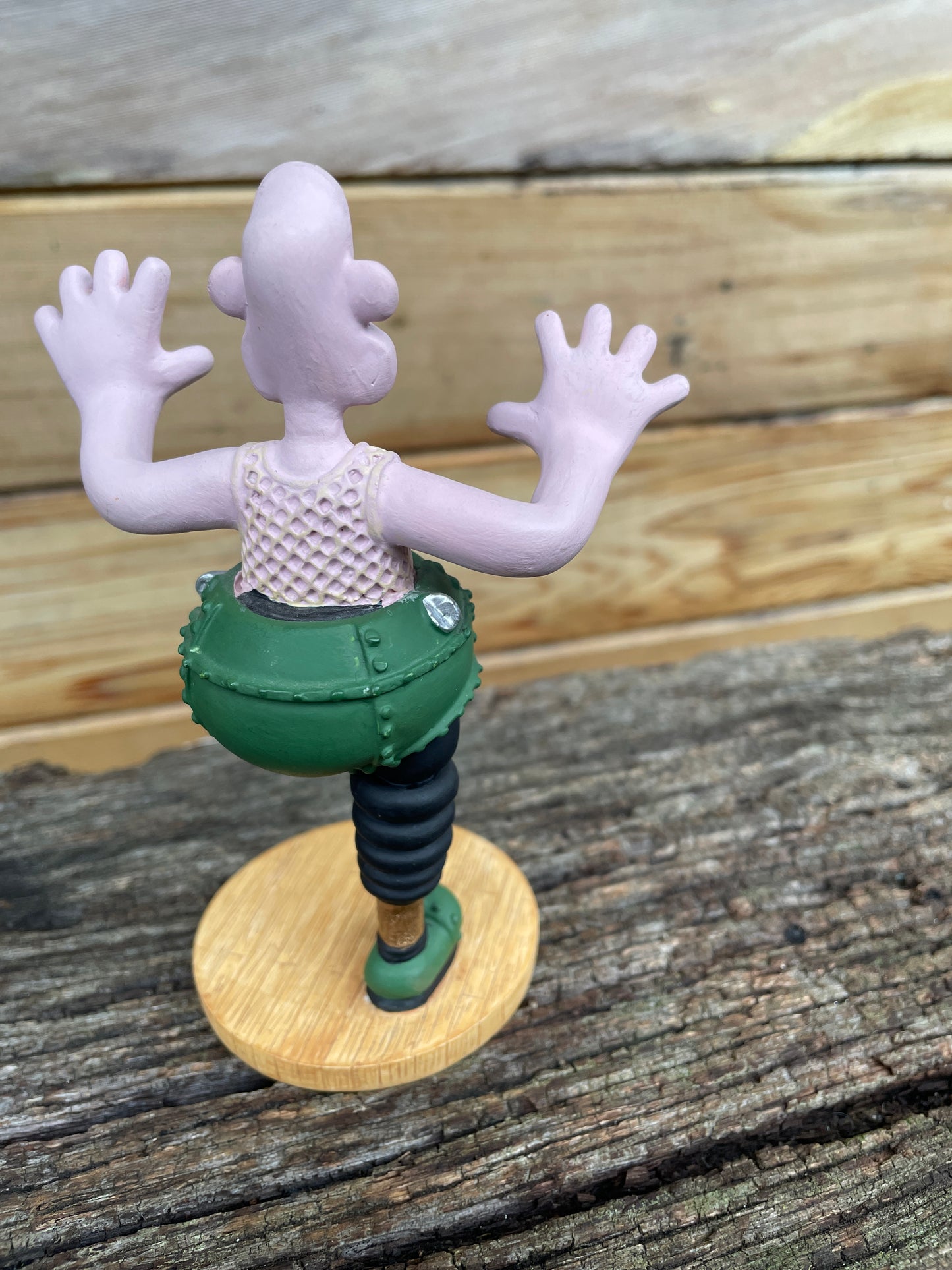Original Wallace and Gromit Wrong Trousers Wallace figurine 1993 12cm tall